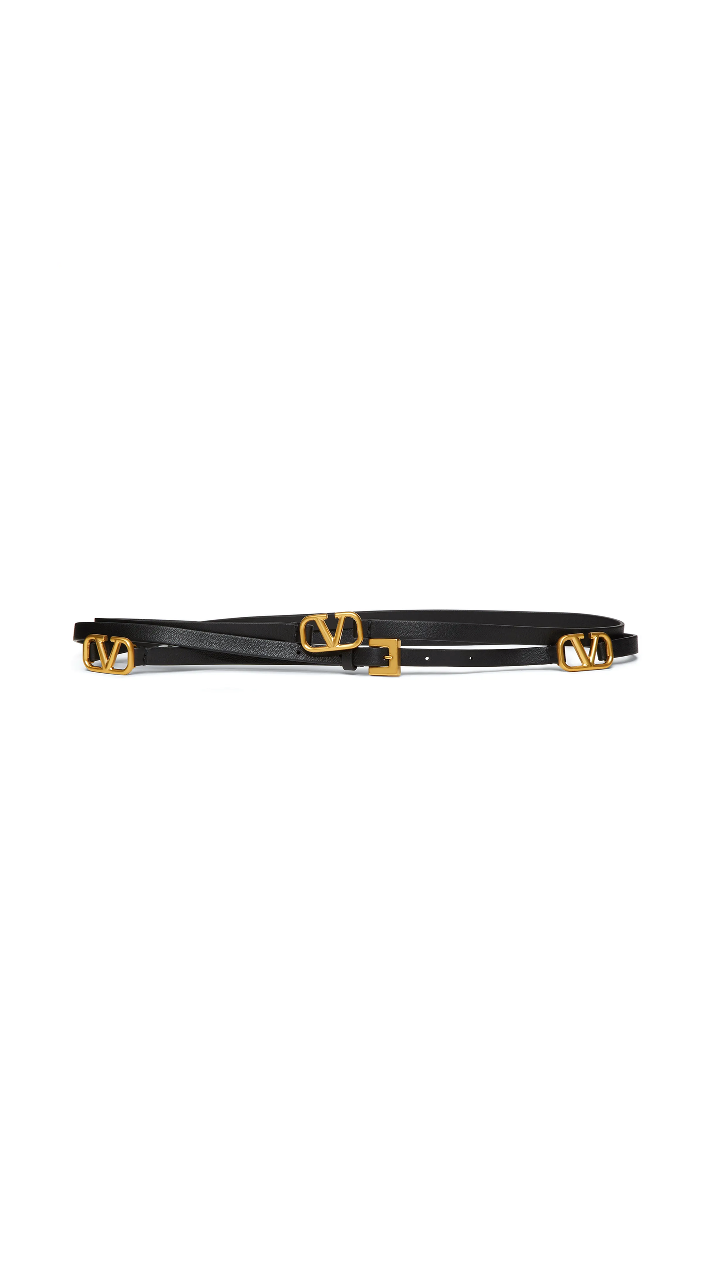 VLogo Signature Nappa Belt 10 MM - Black