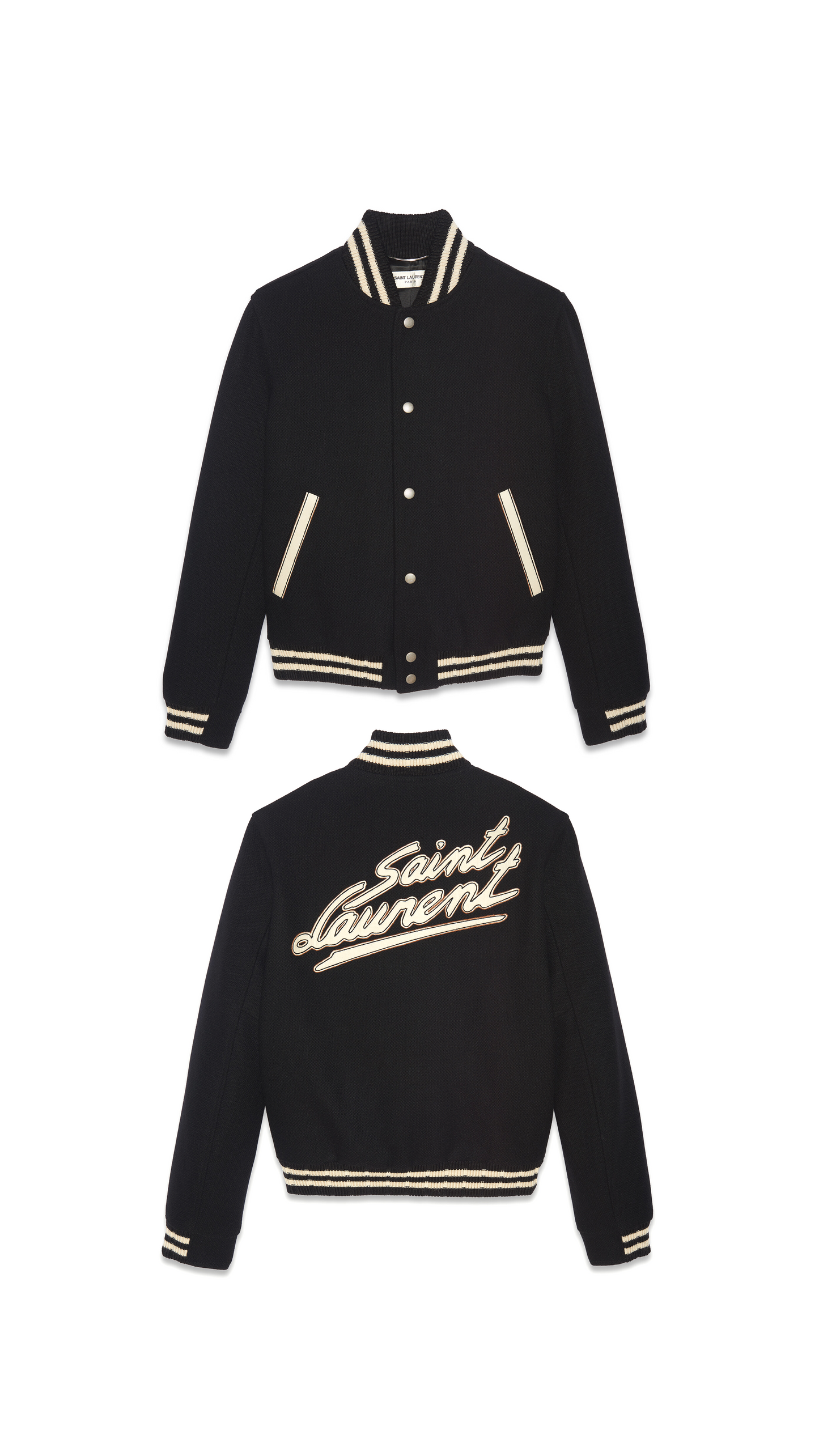 Teddy Jacket In Wool - Black