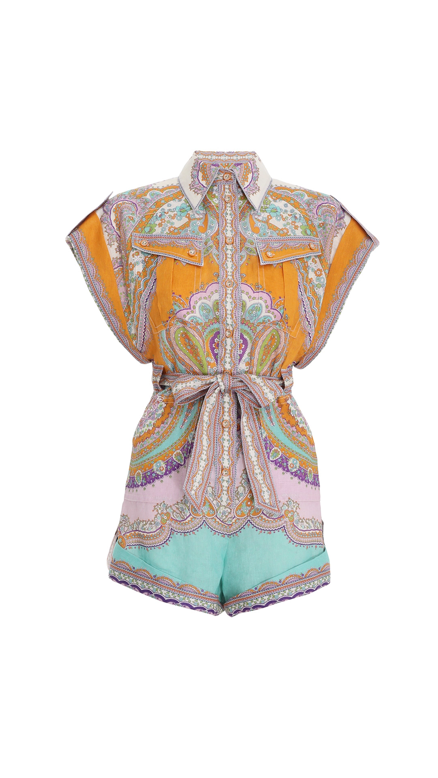 Lola Cuffed Playsuit