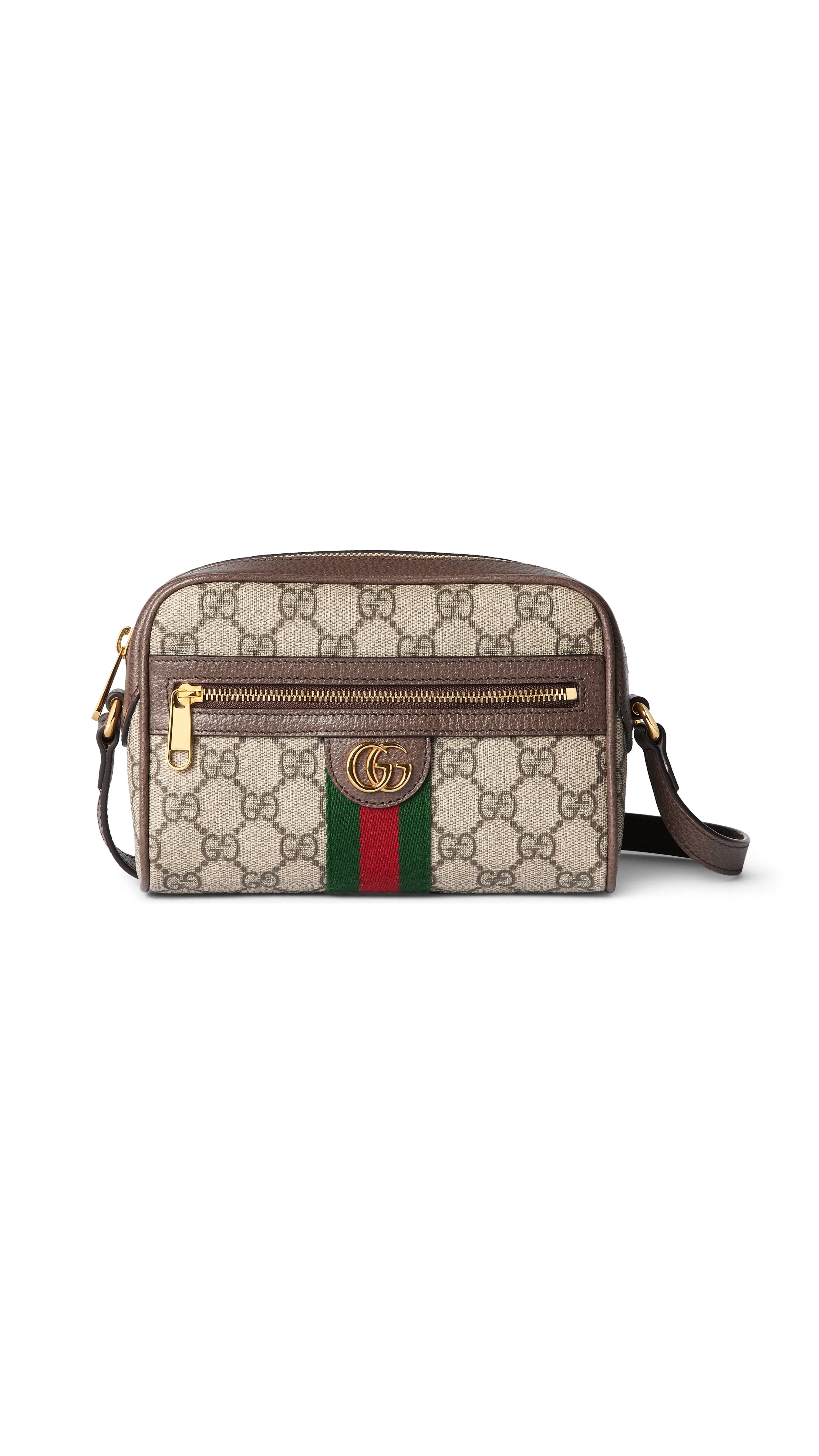 Ophidia Mini Shoulder Bag - Brown