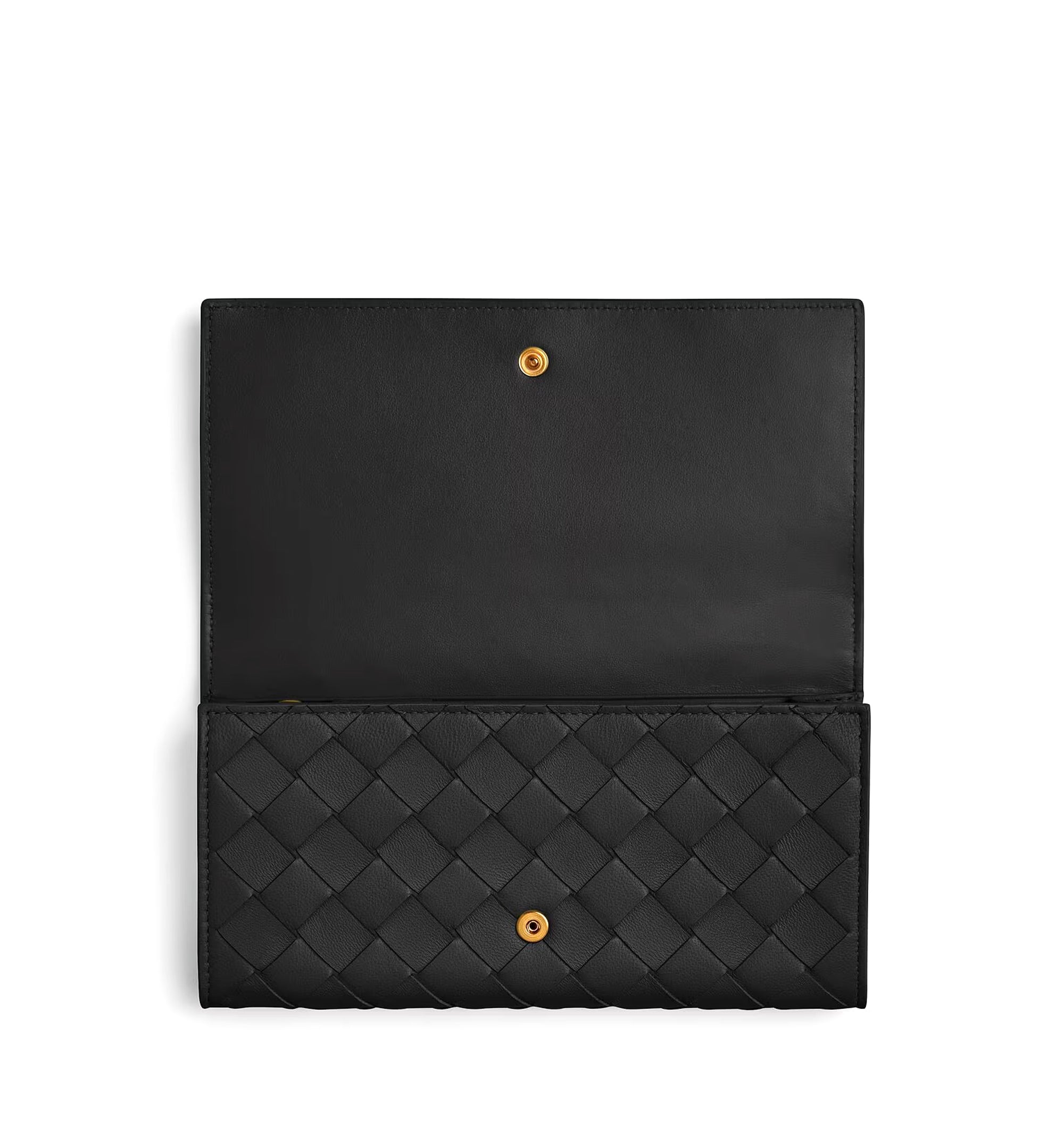 Intrecciato Large Flap Wallet