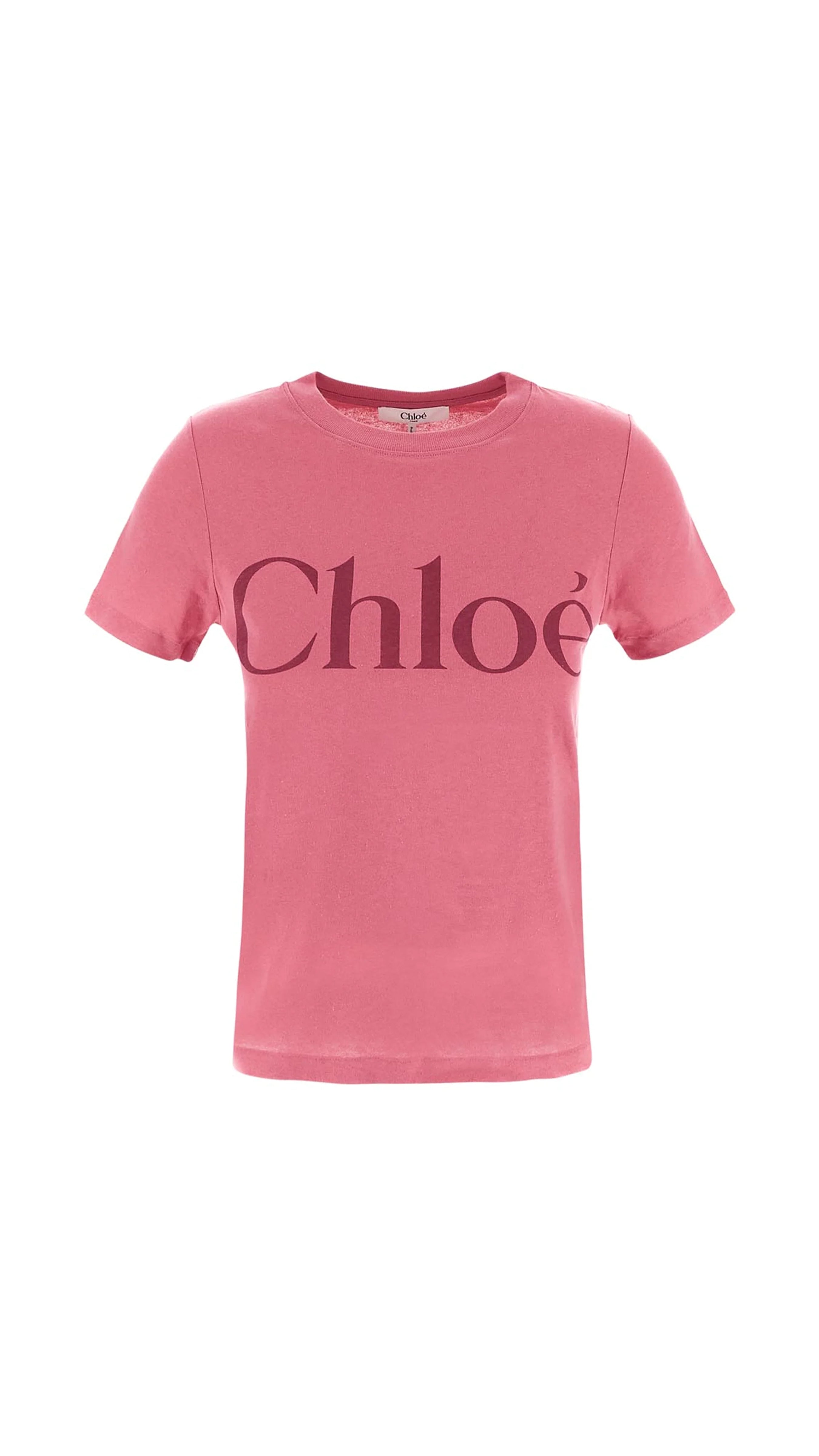 T-shirt In Cotton Jersey - Pink