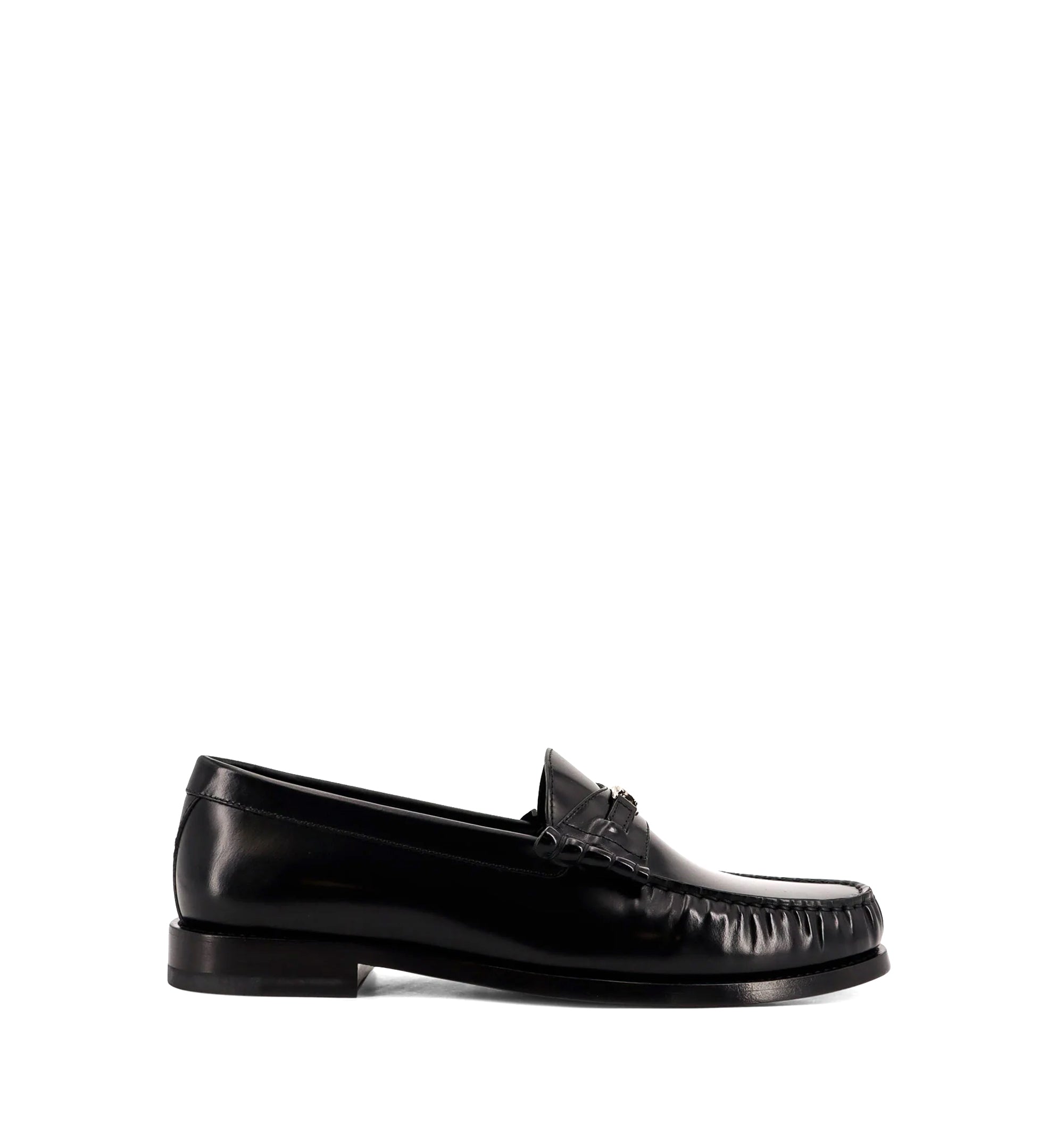 Luco Triomphe Loafer in Polished Bull - Black