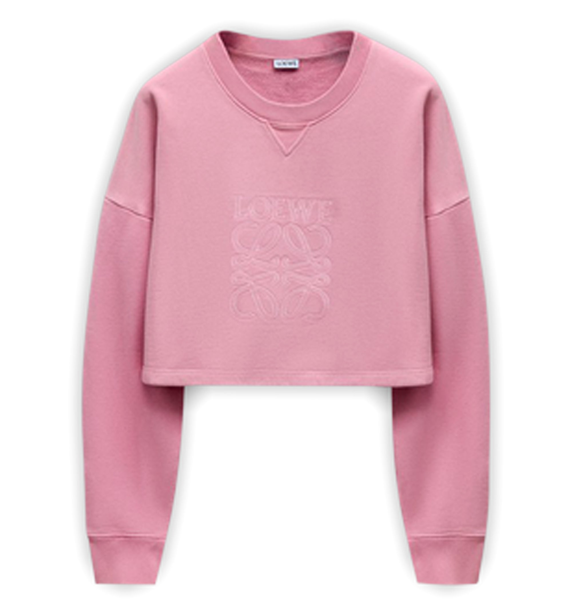 Cropped Sweatshirt in Cotton