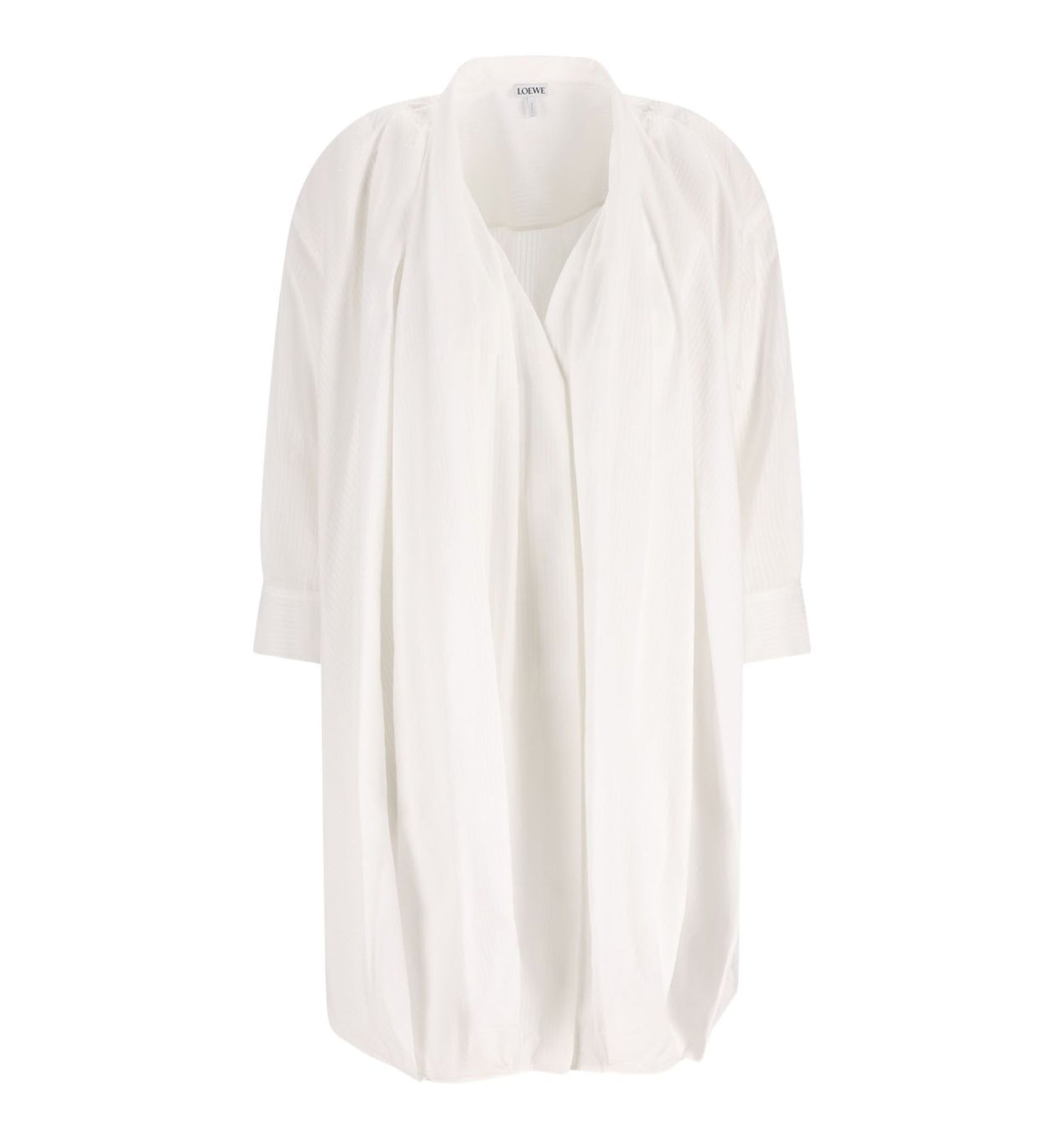 Draped Dress In Cotton