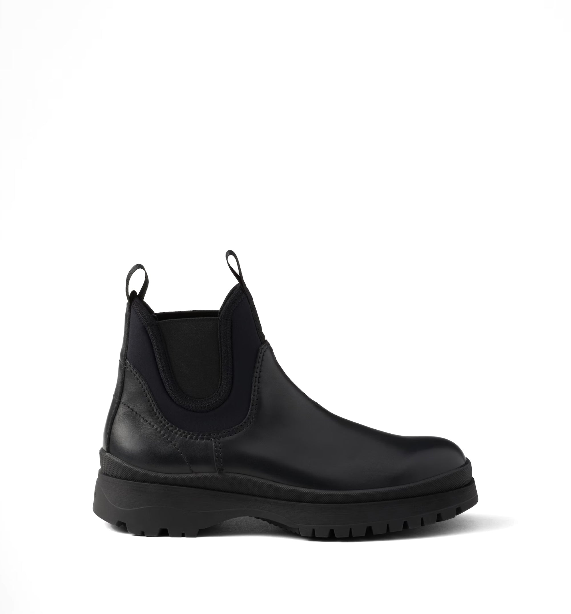 Leather and stretch fabric Brixxen boots