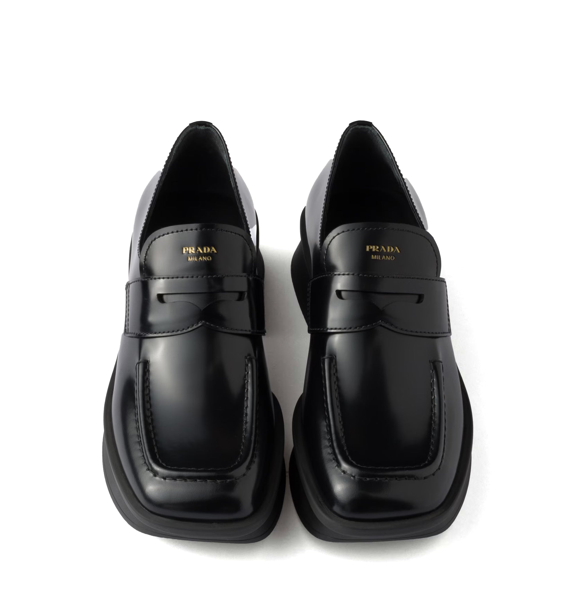 Equal brushed leather loafers