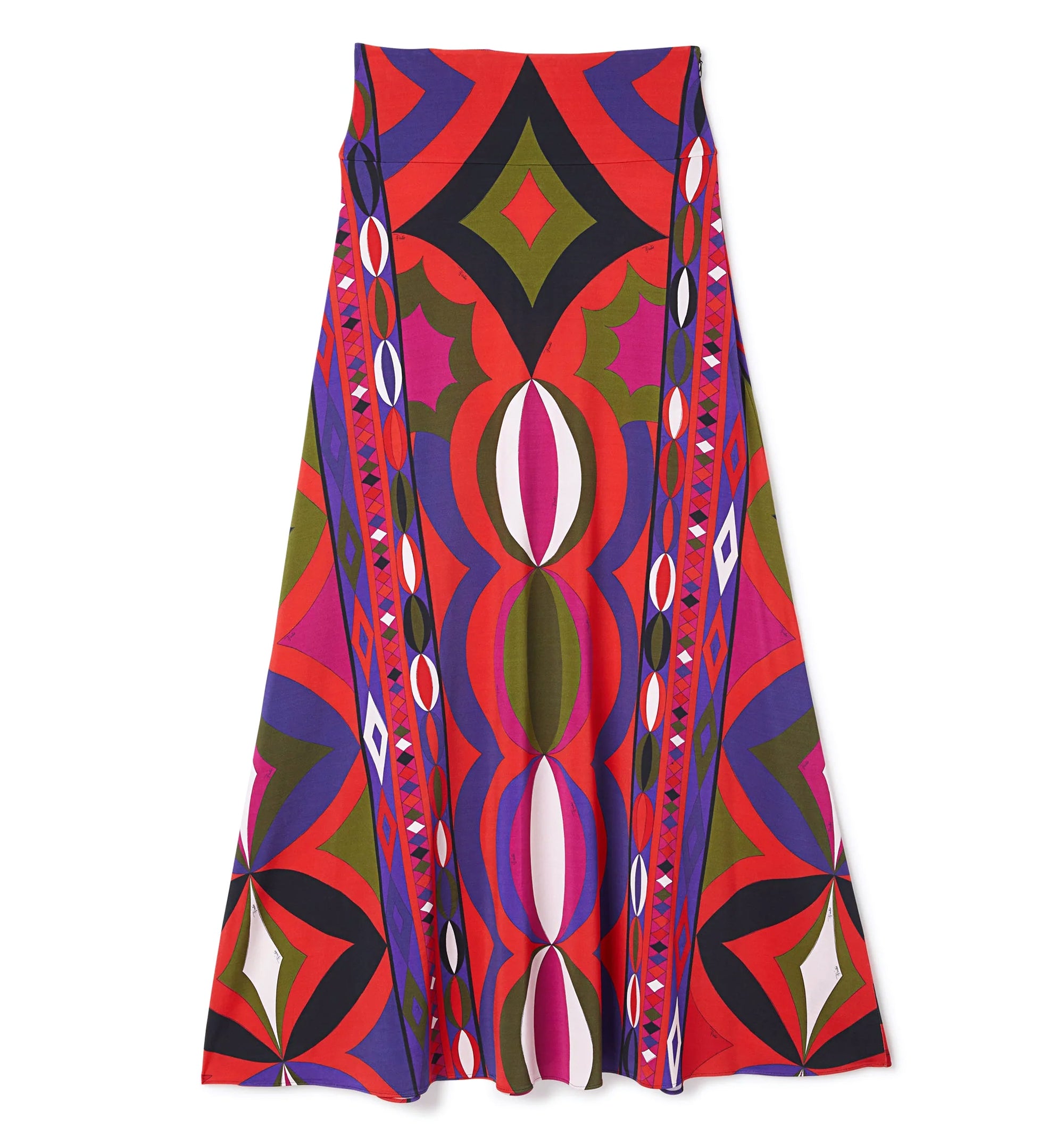 Collane Print Long Skirt - Multicolour