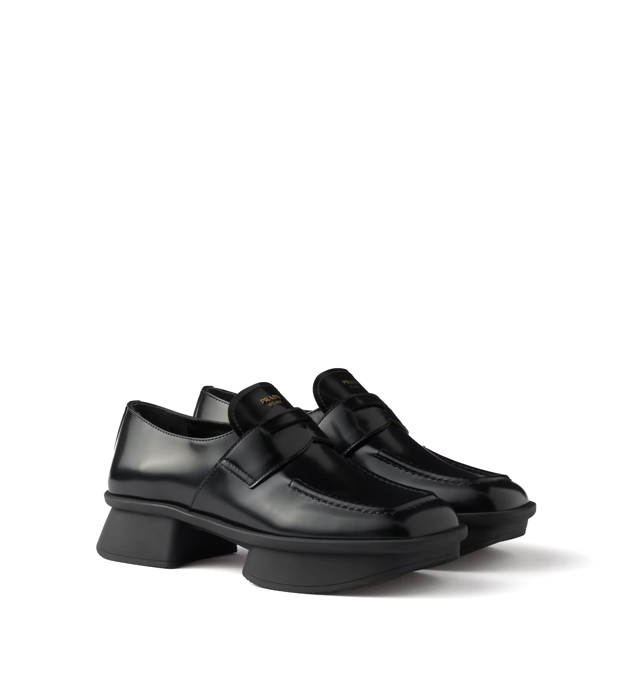 Equal brushed leather loafers