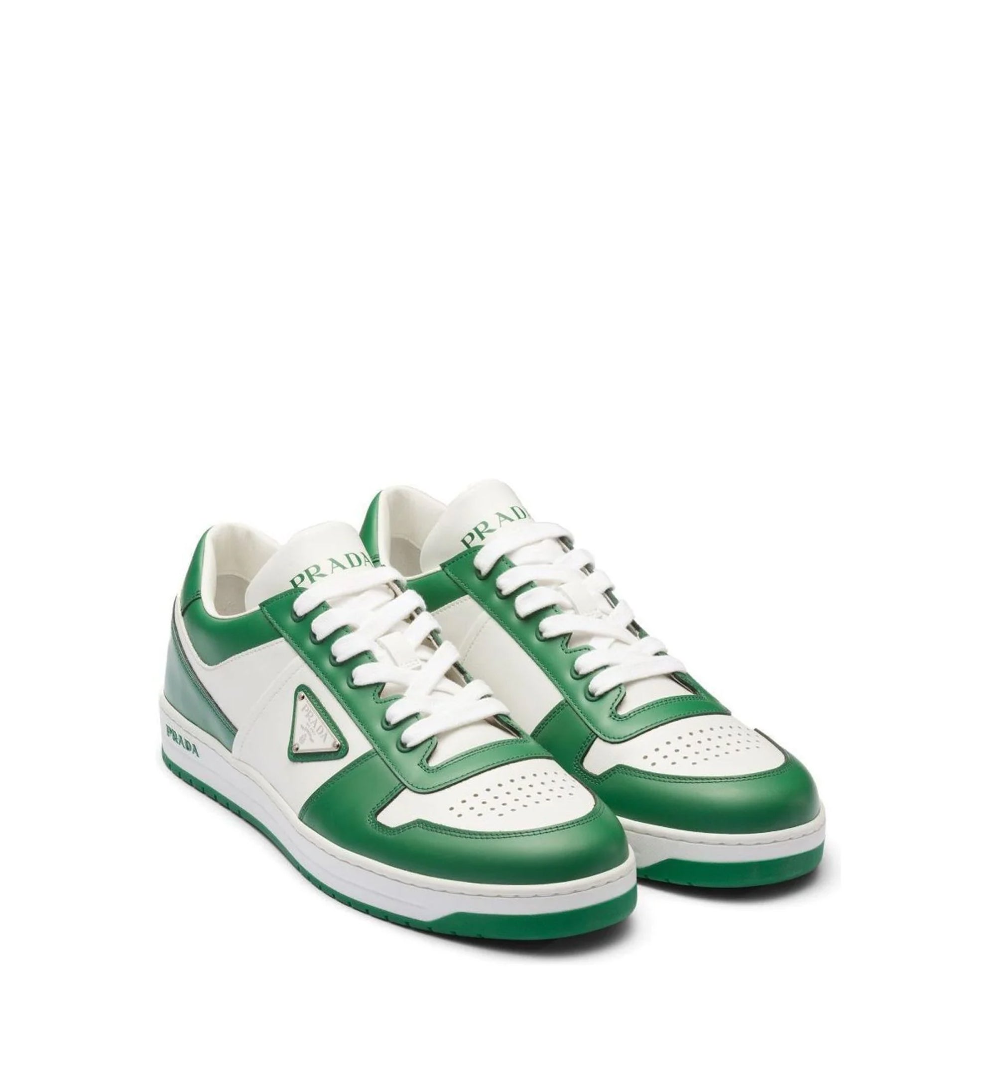 Two-tone leather Downtown sneakers