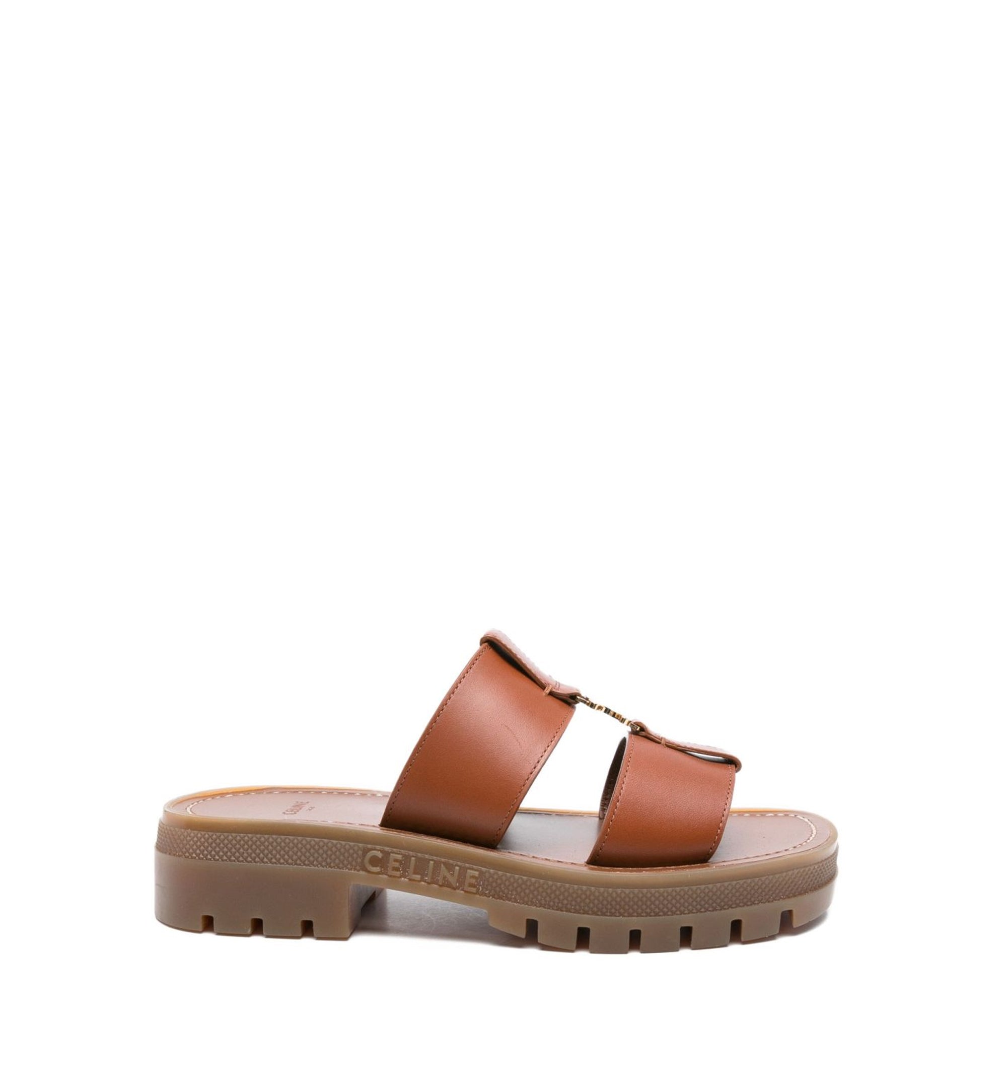 Clea Mule in Calfskin - Tan