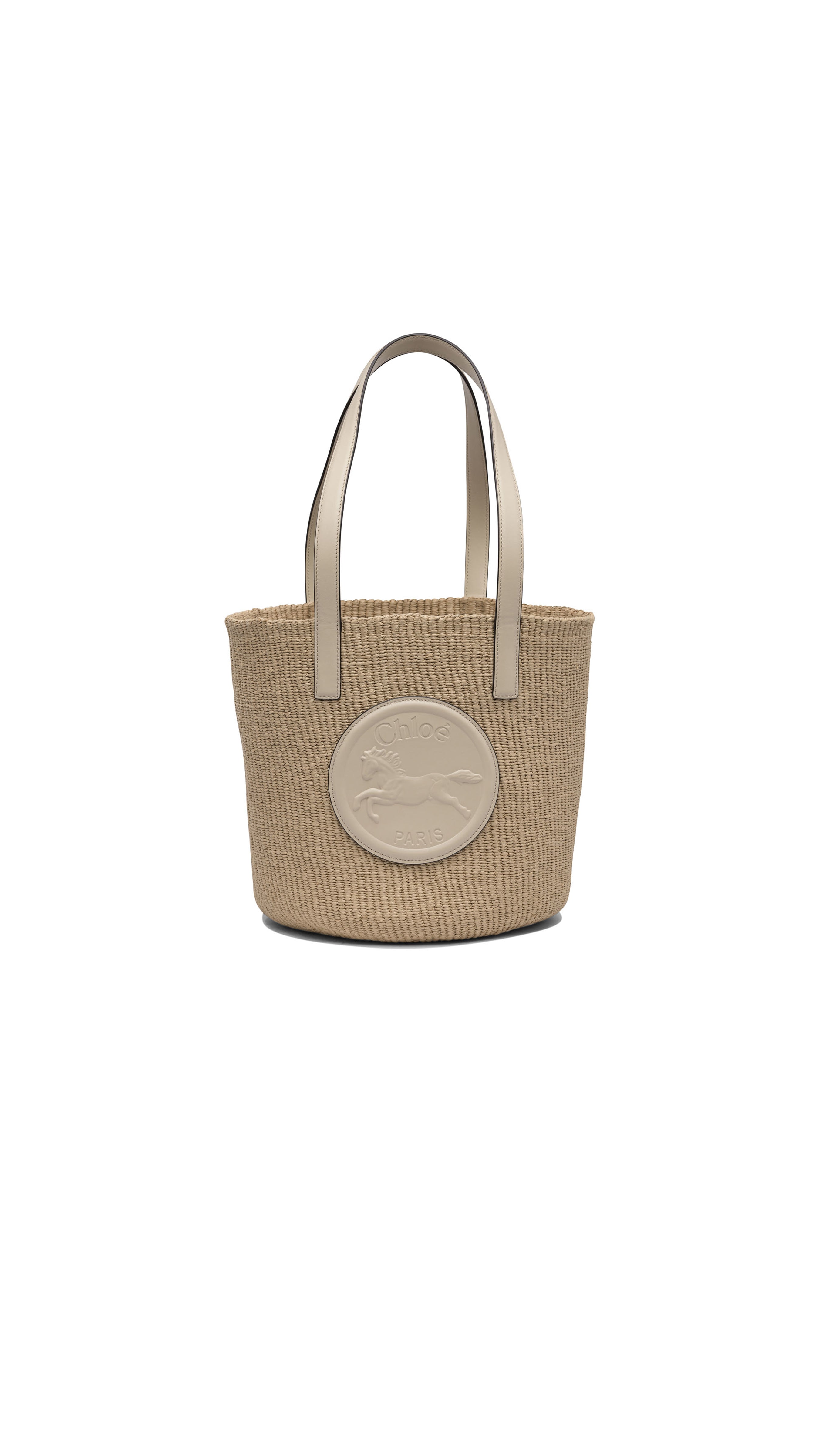 Horse Medal Tote Bag - Natural