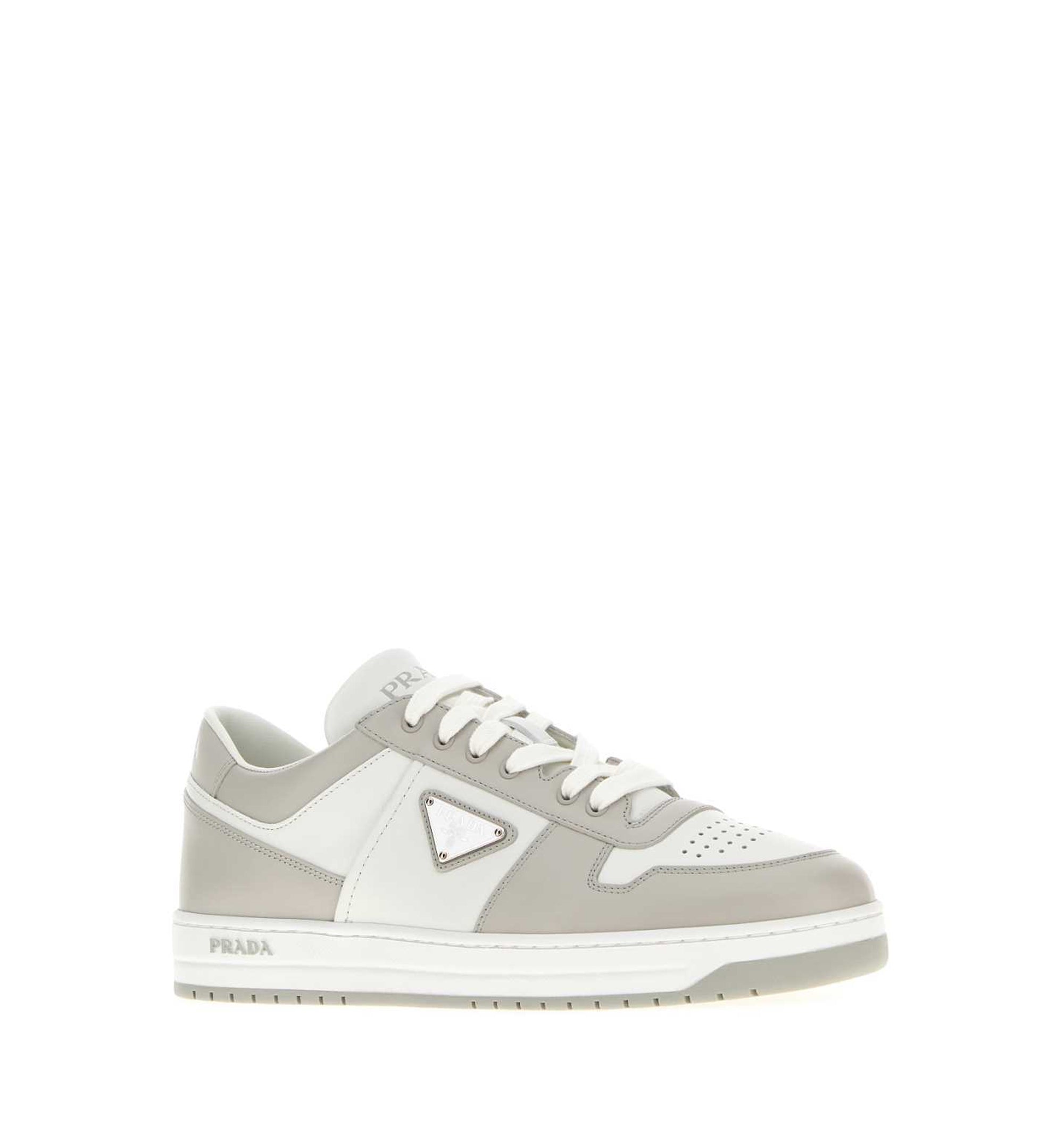 Two-Tone Leather Downtown Sneakers