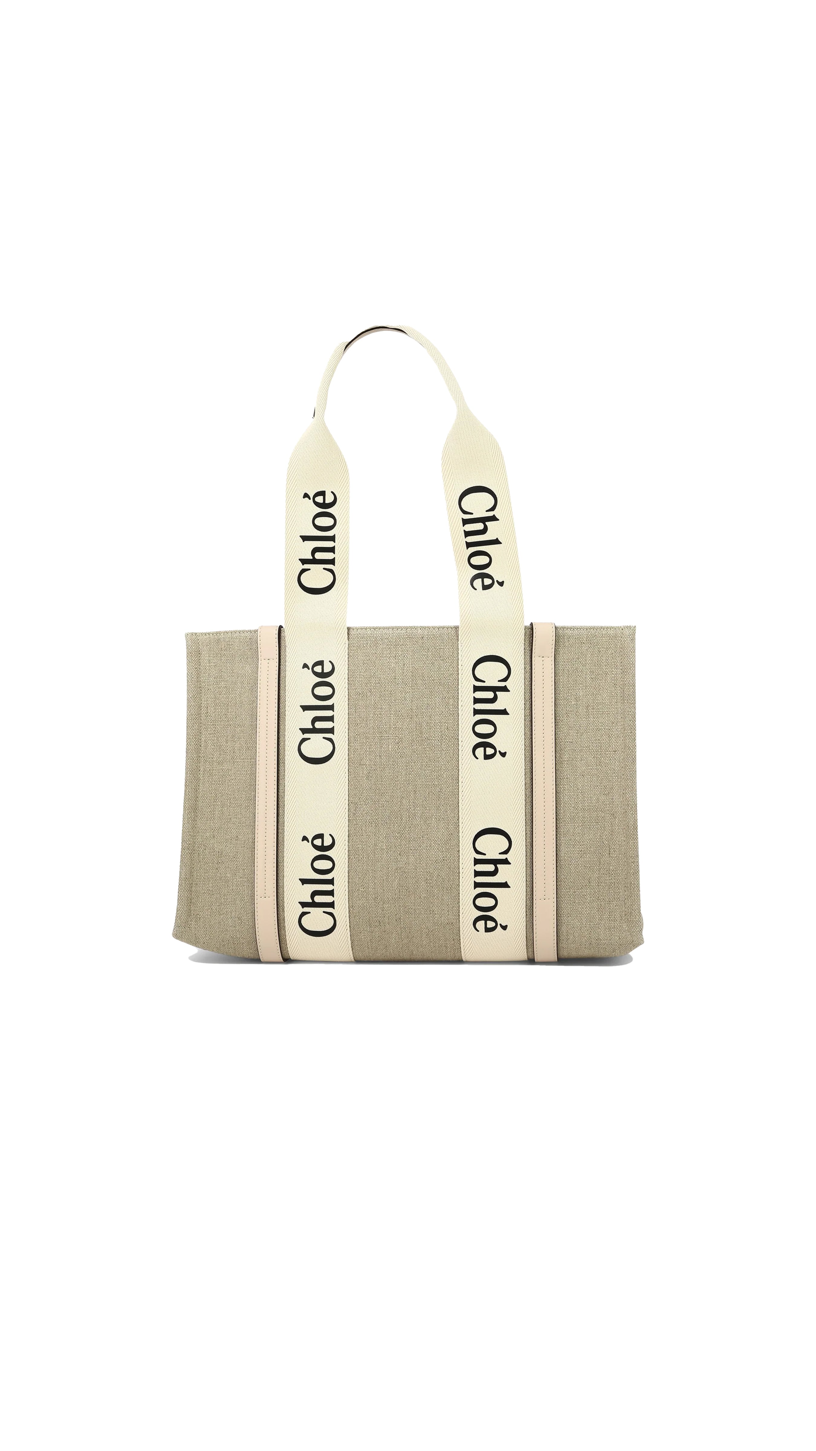 Medium Woody Tote Bag - Cement Pink