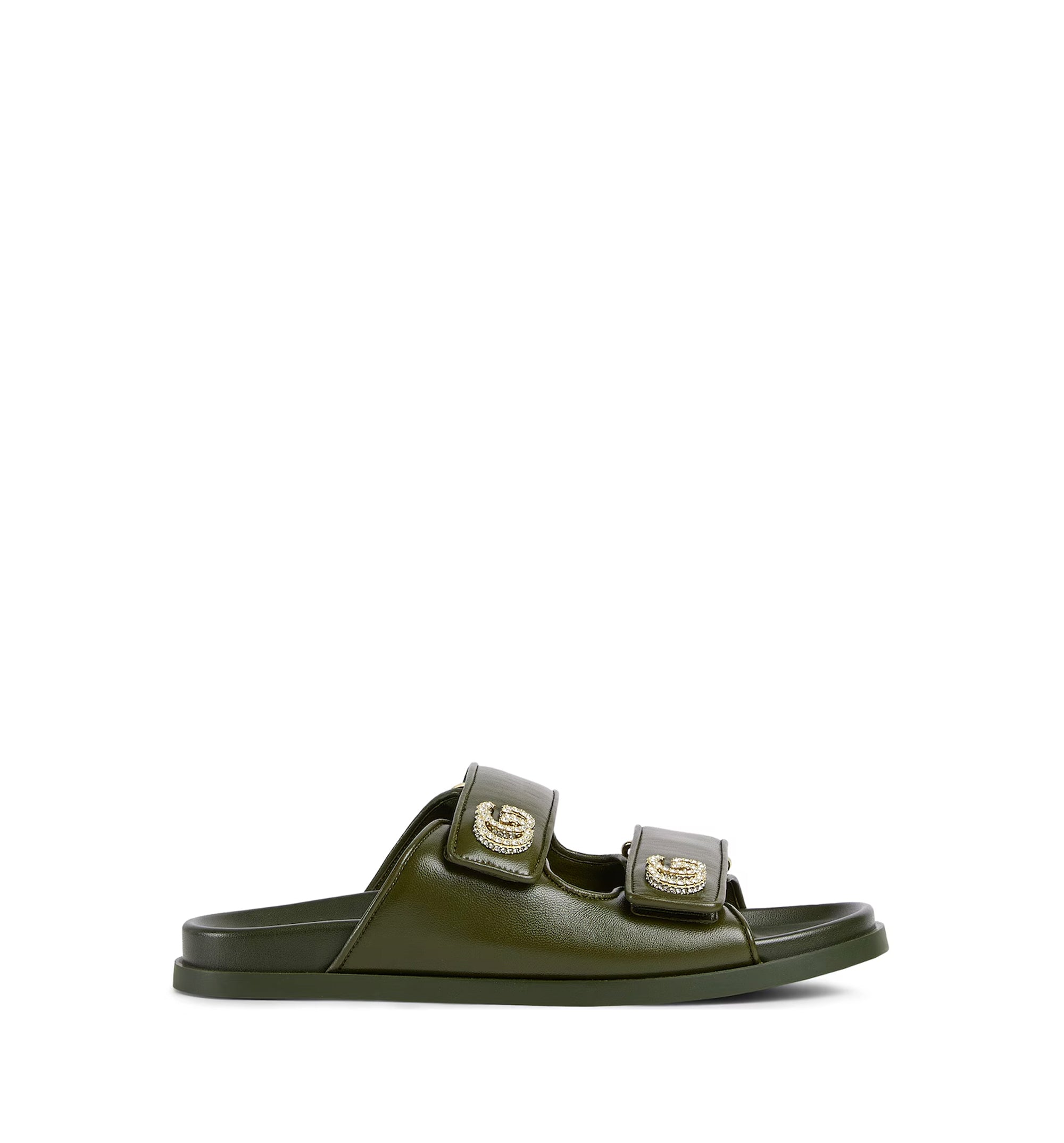 Sandal With Crystal Double G
