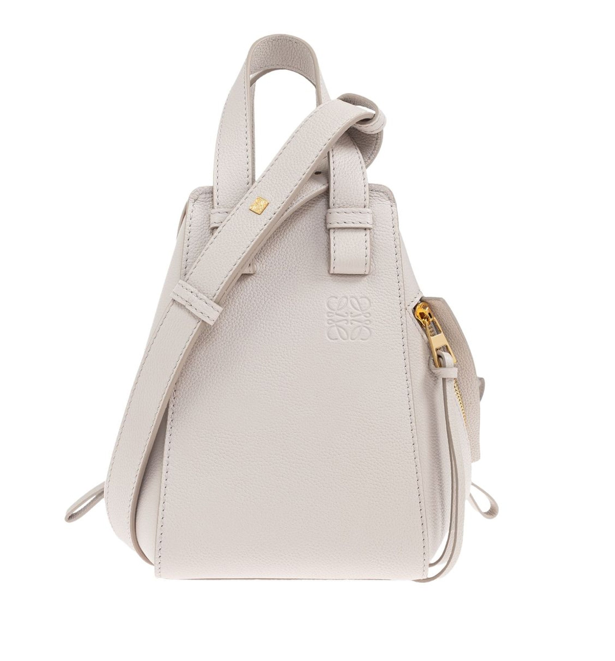 Compact Hammock Bag in Soft Grained Calfskin