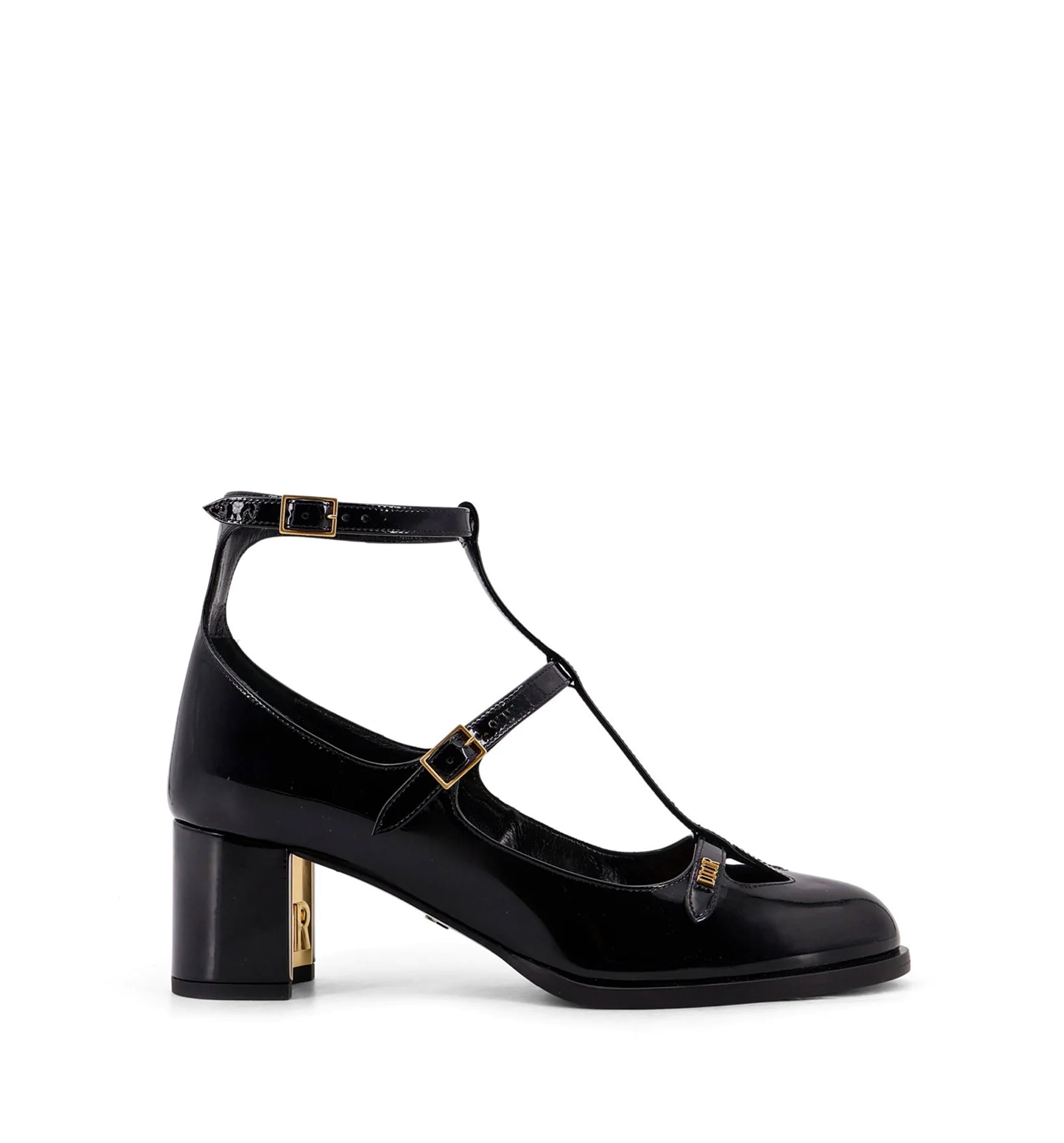 Aime Dior Patent Leather Mary Jane Pumps