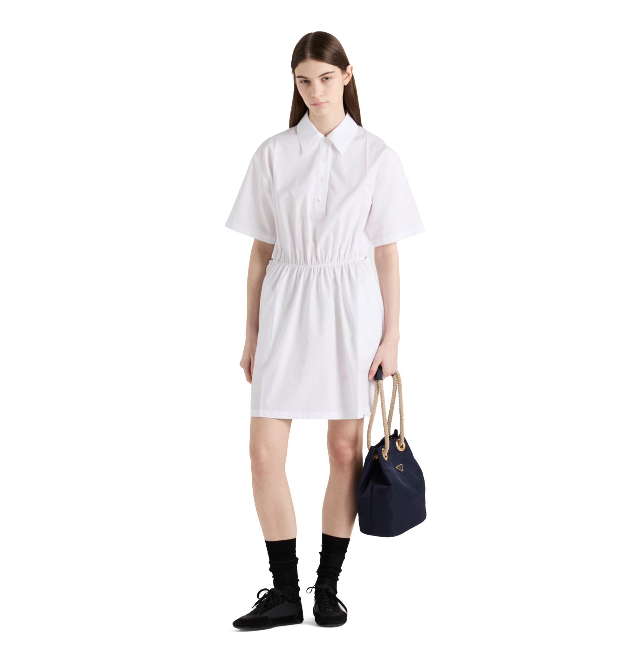 Poplin Mini-Dress