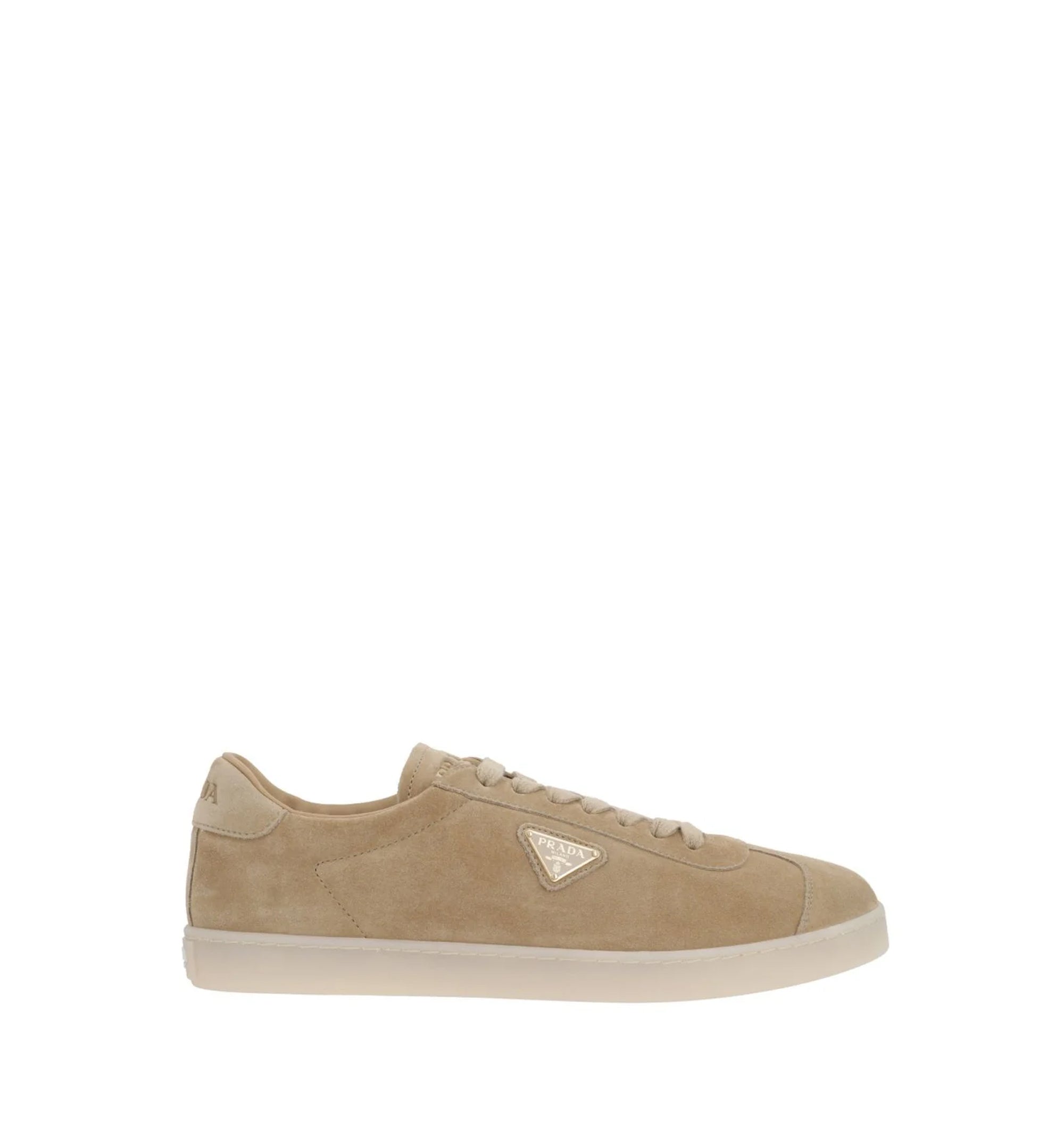Prada Triangle-Logo Lace-Up Sneakers