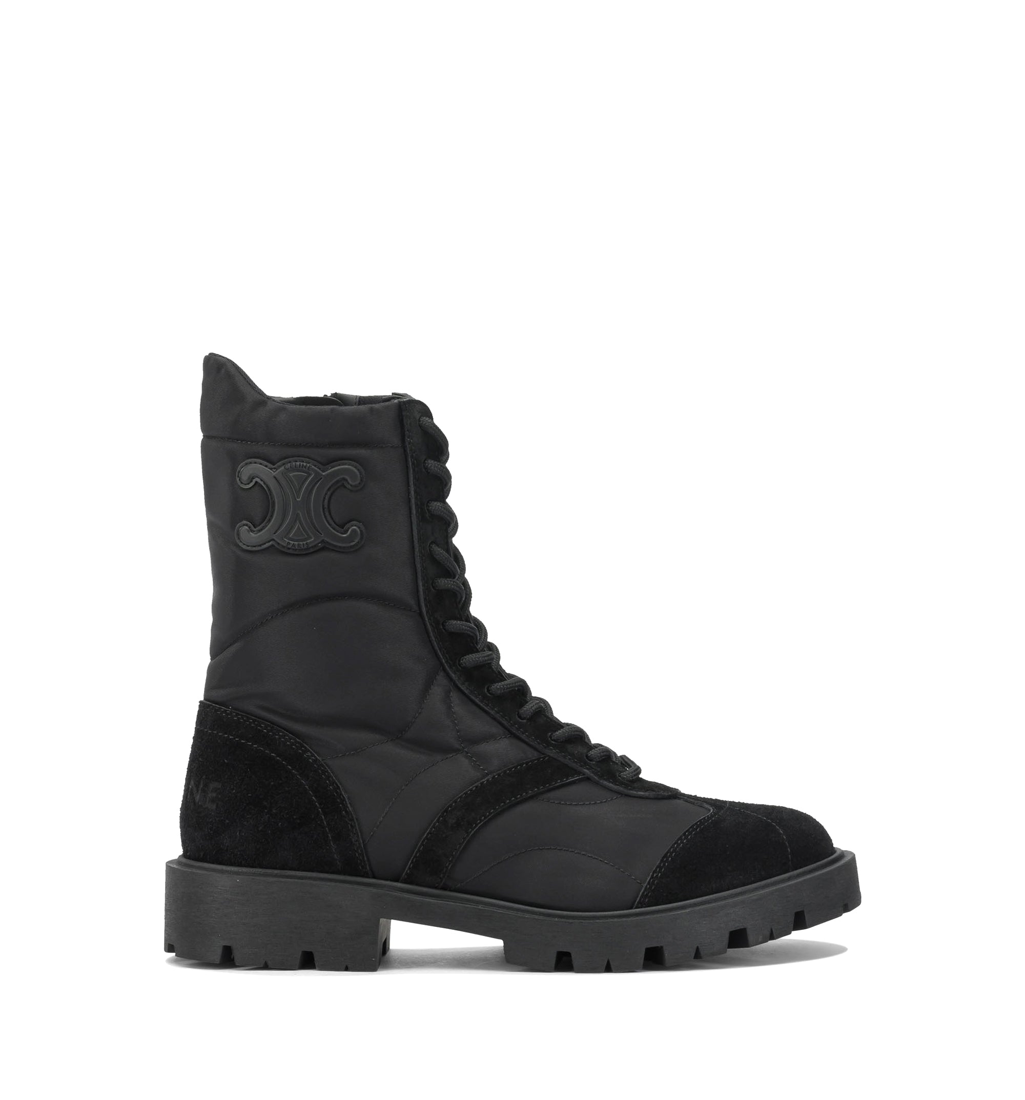 Margaret Boot In Nylon And Suede Calfskin