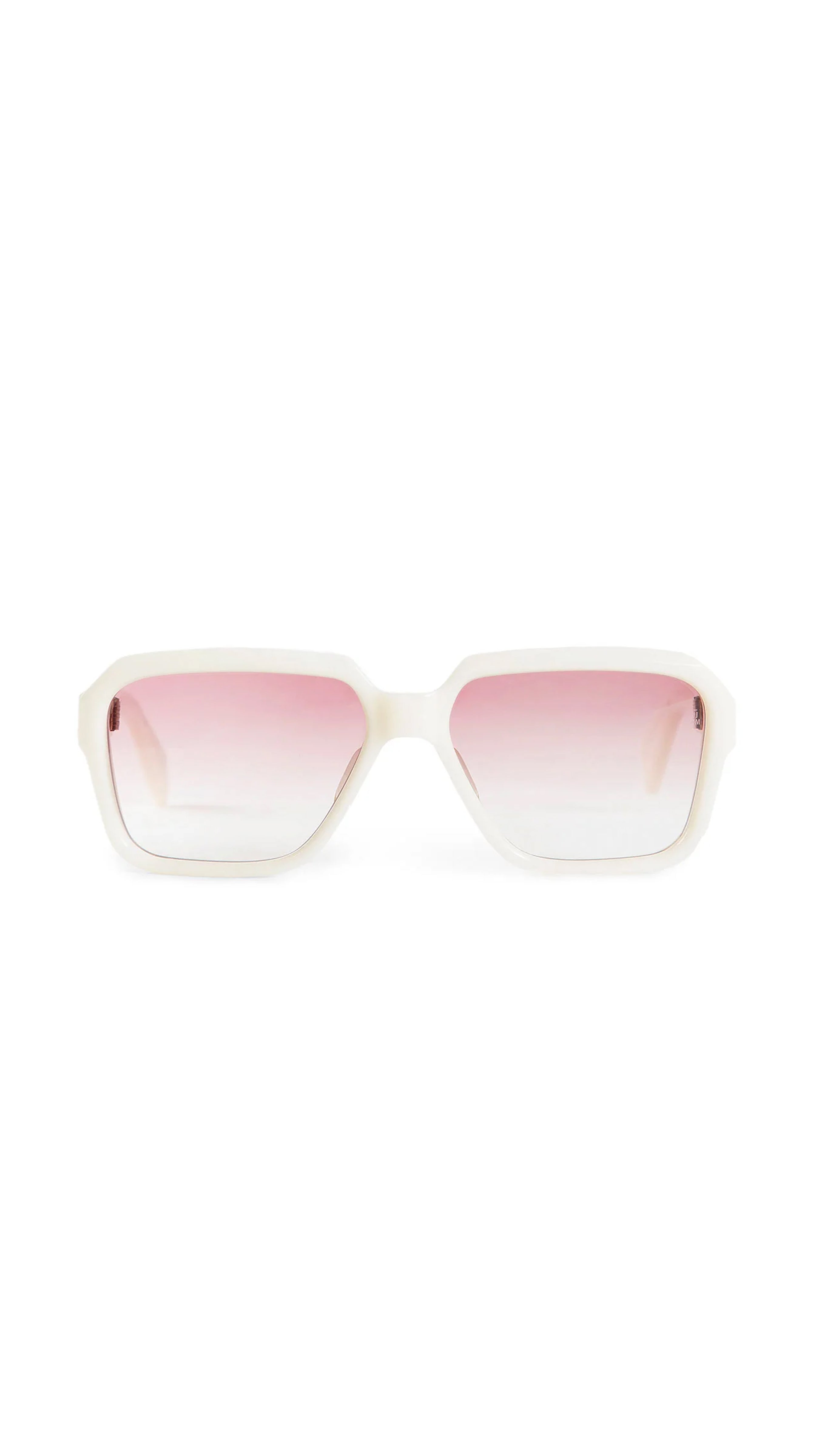 Alfred Sunglasses - White / Pink