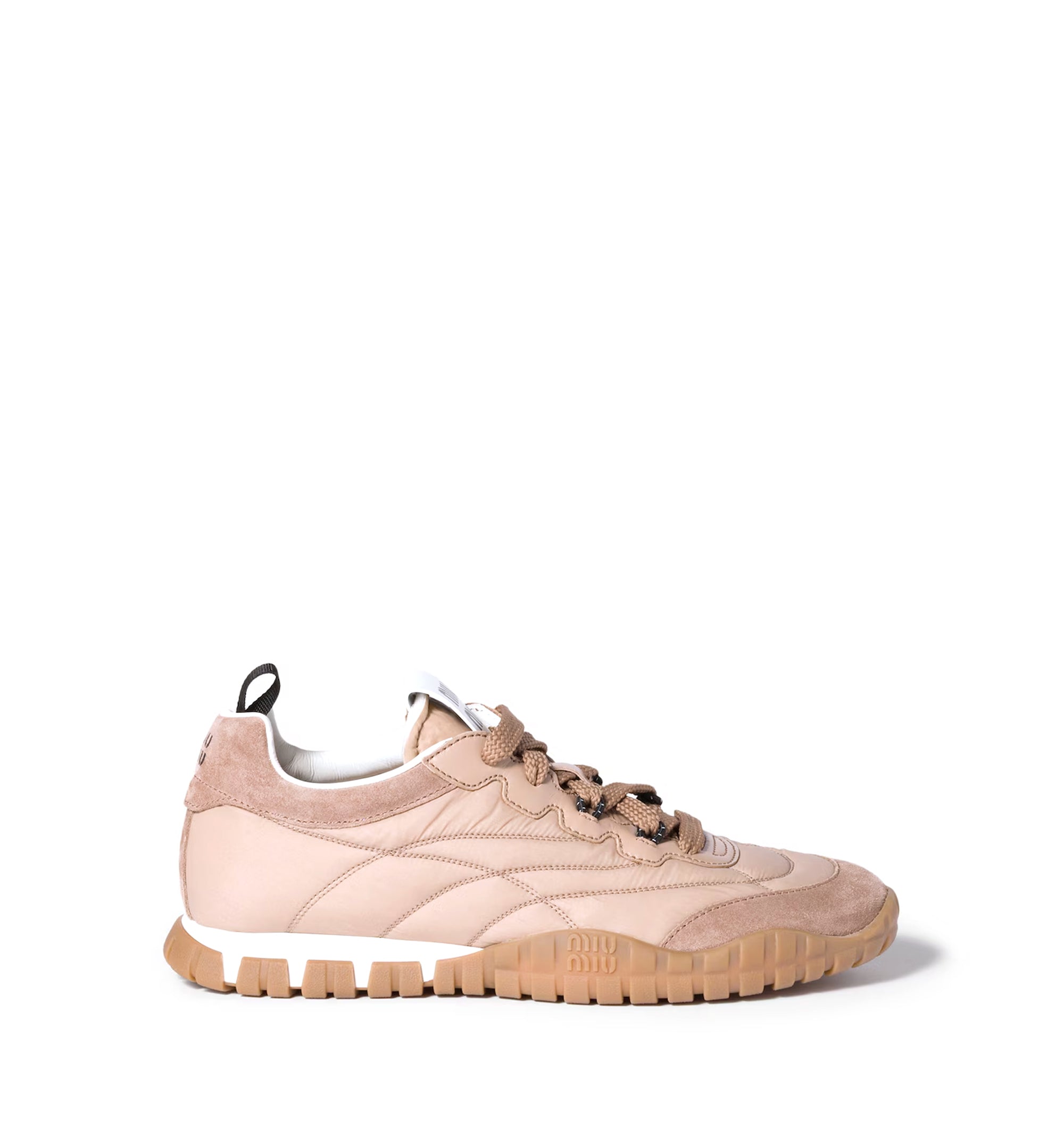 Tyre Technical Fabric And Suede Sneakers