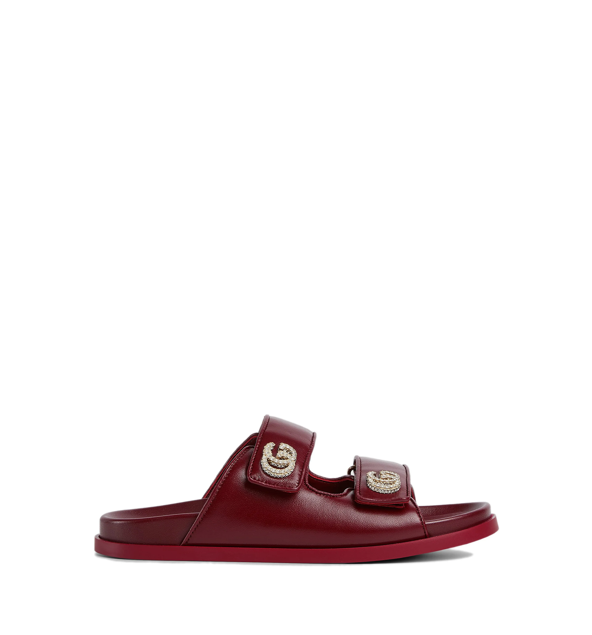 Sandal with Crystal Double G