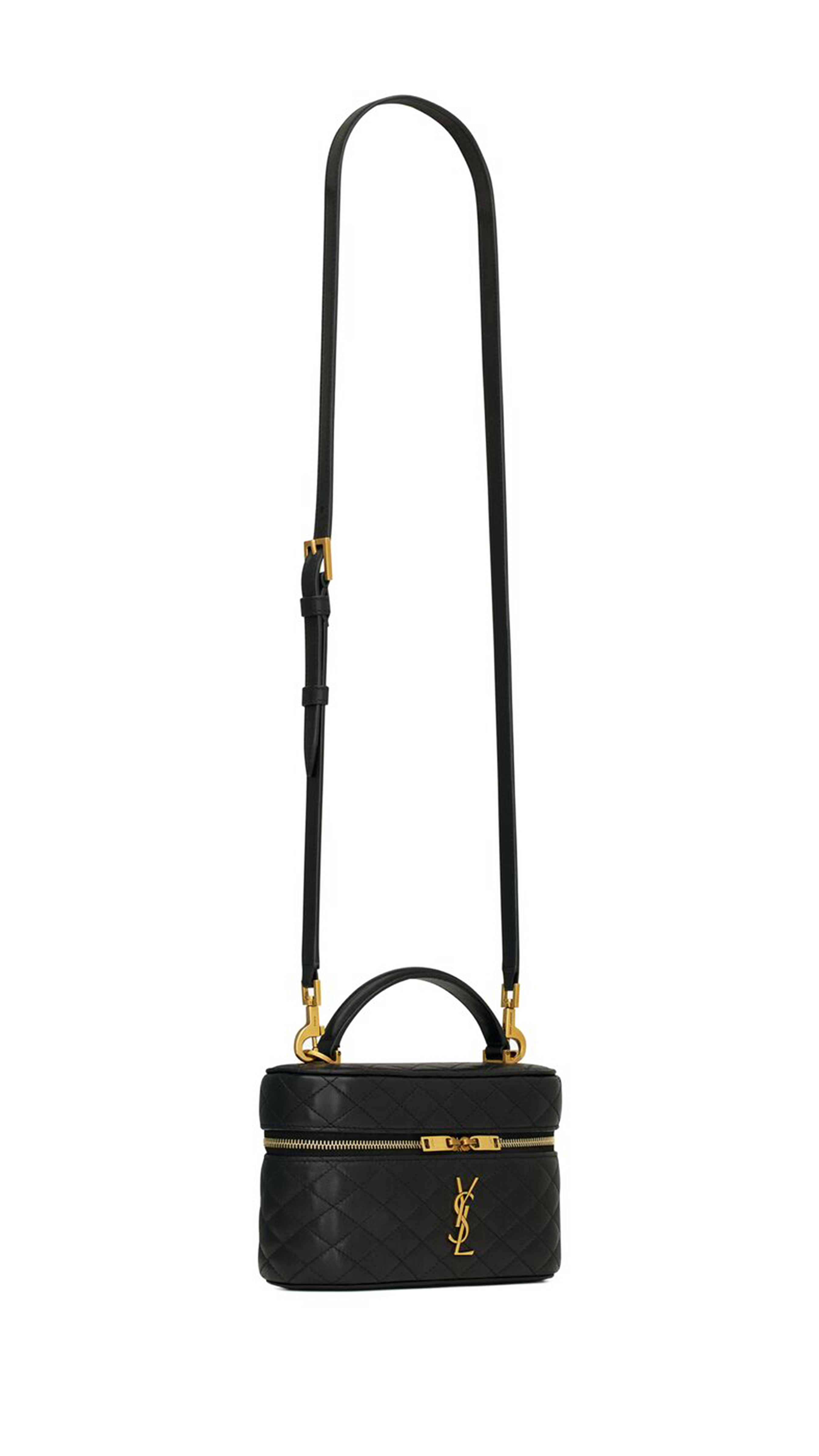 Gaby Vanity Bag in Lambskin - Black