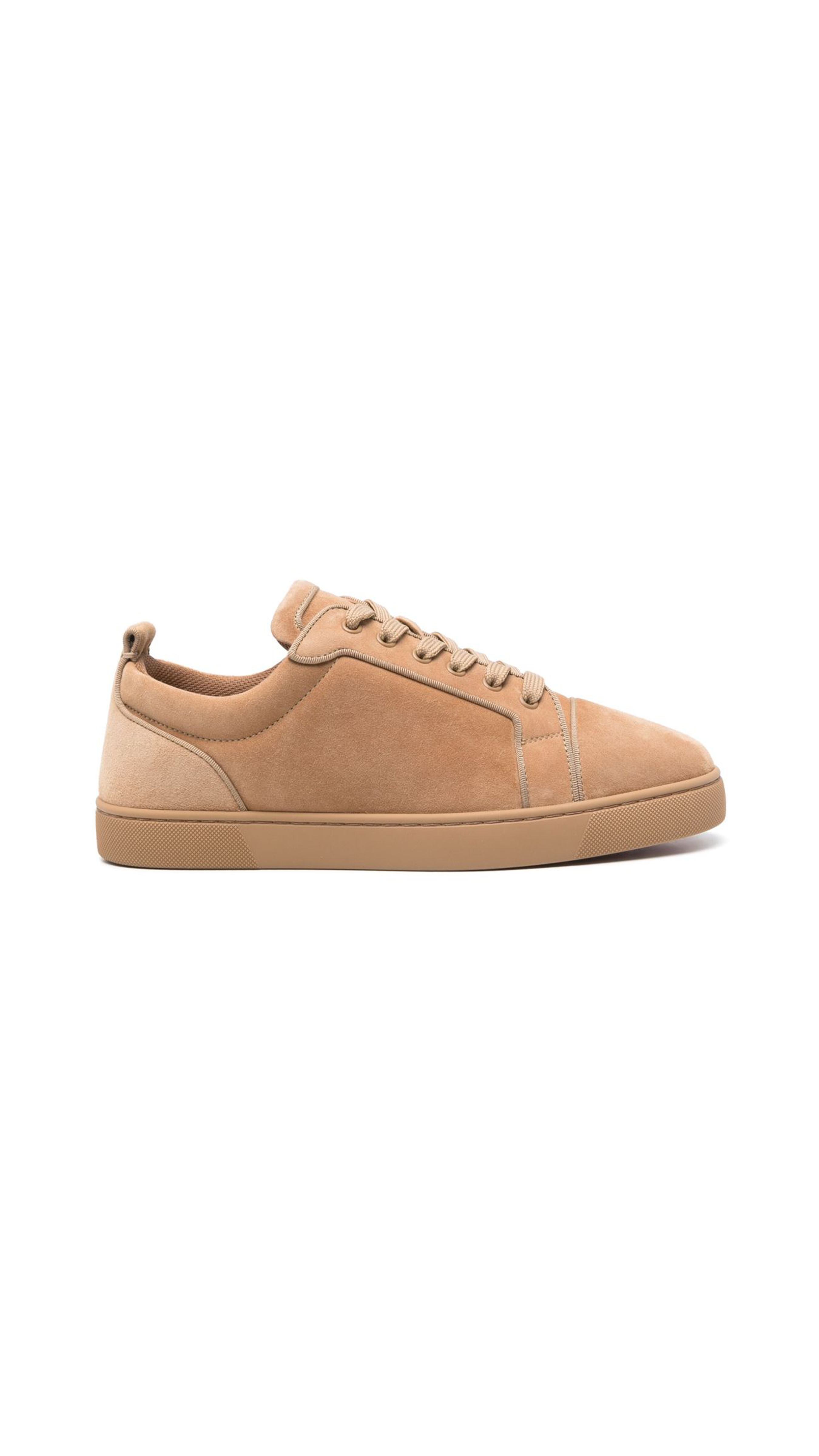 Louis Junior Sneakers in Veau Velours - Light Brown