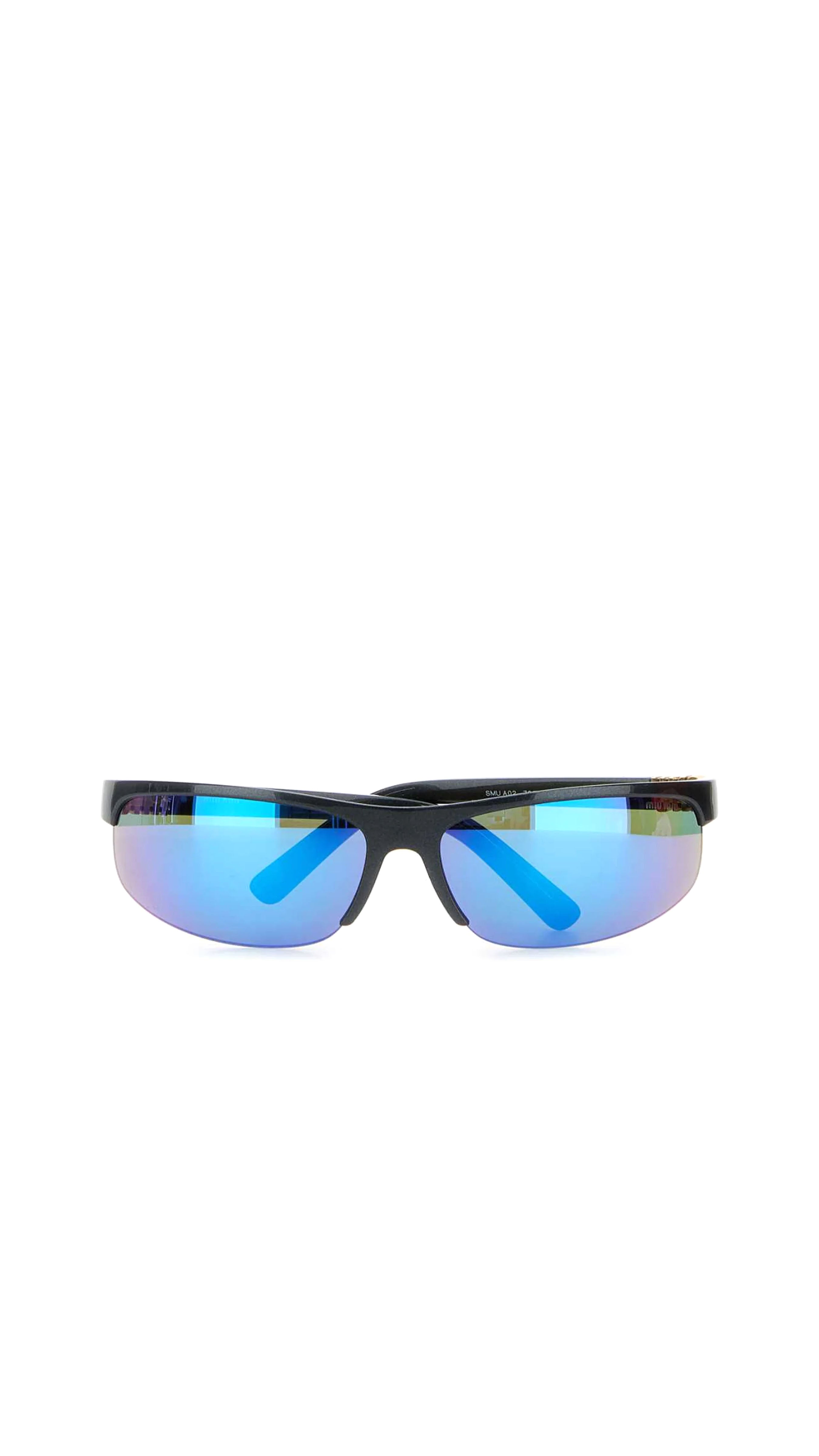 Miu Nocturne Sunglasses - Cyan