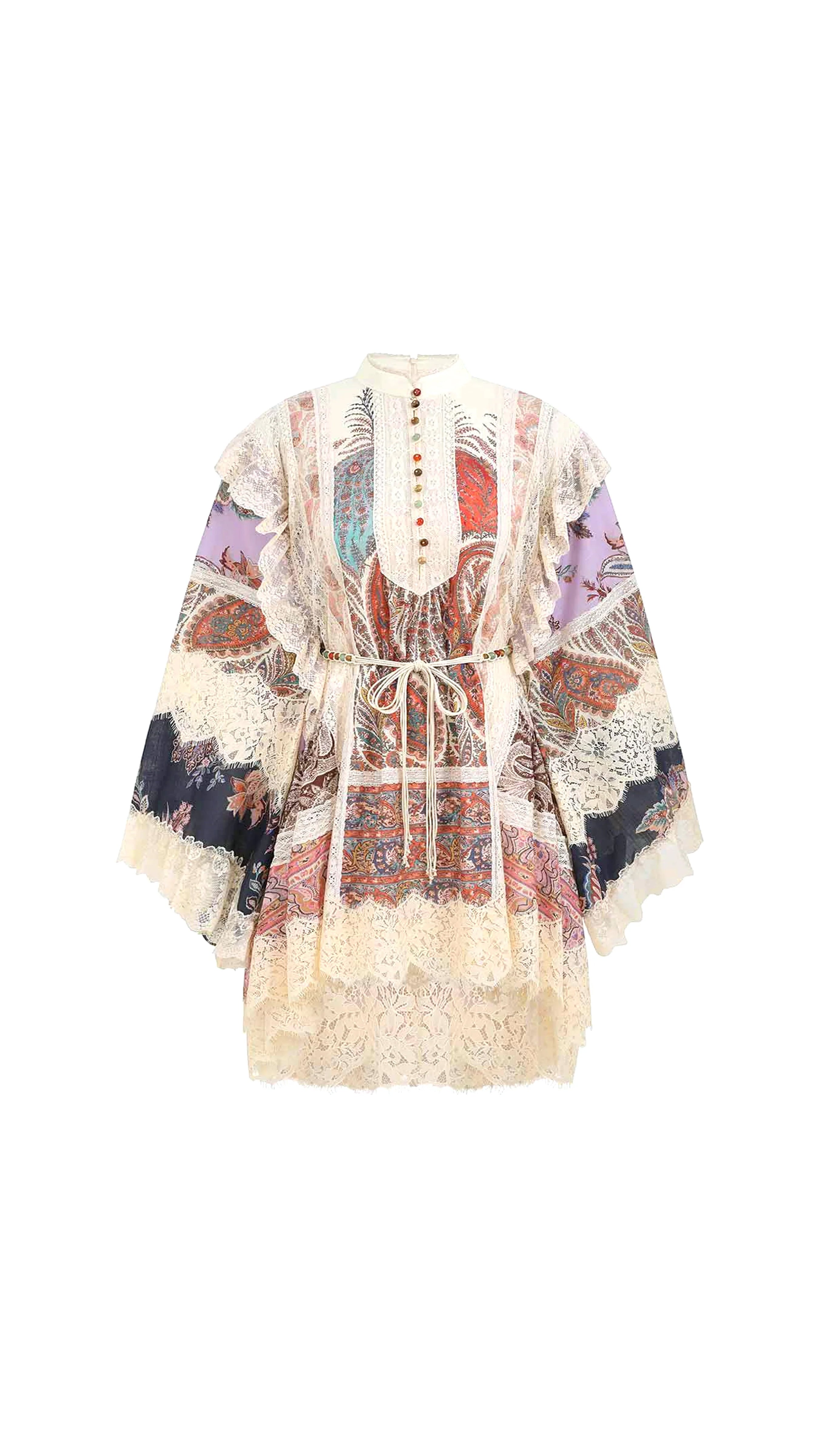 Rhiannon Billow Mini Dress - Multi