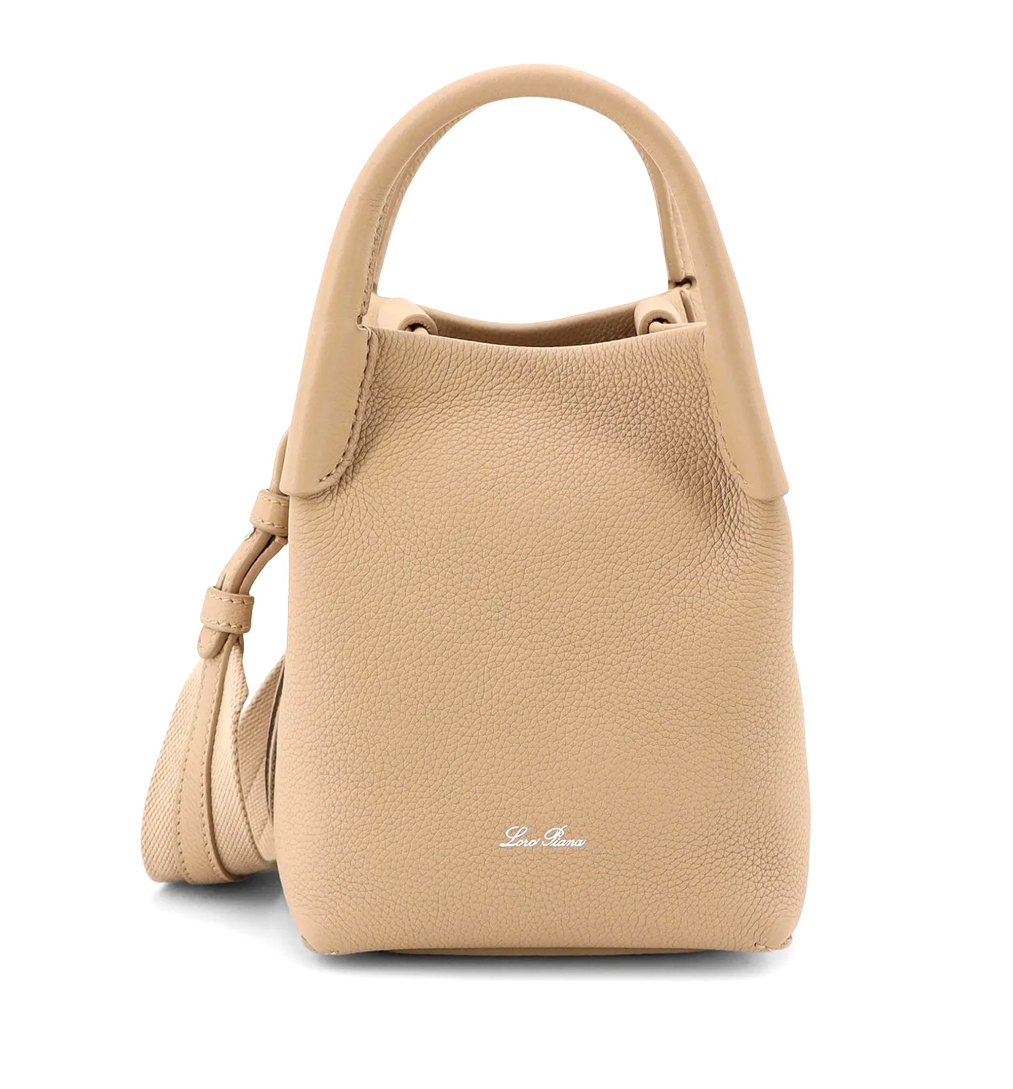 Micro Bale Bag in Grained Calfskin