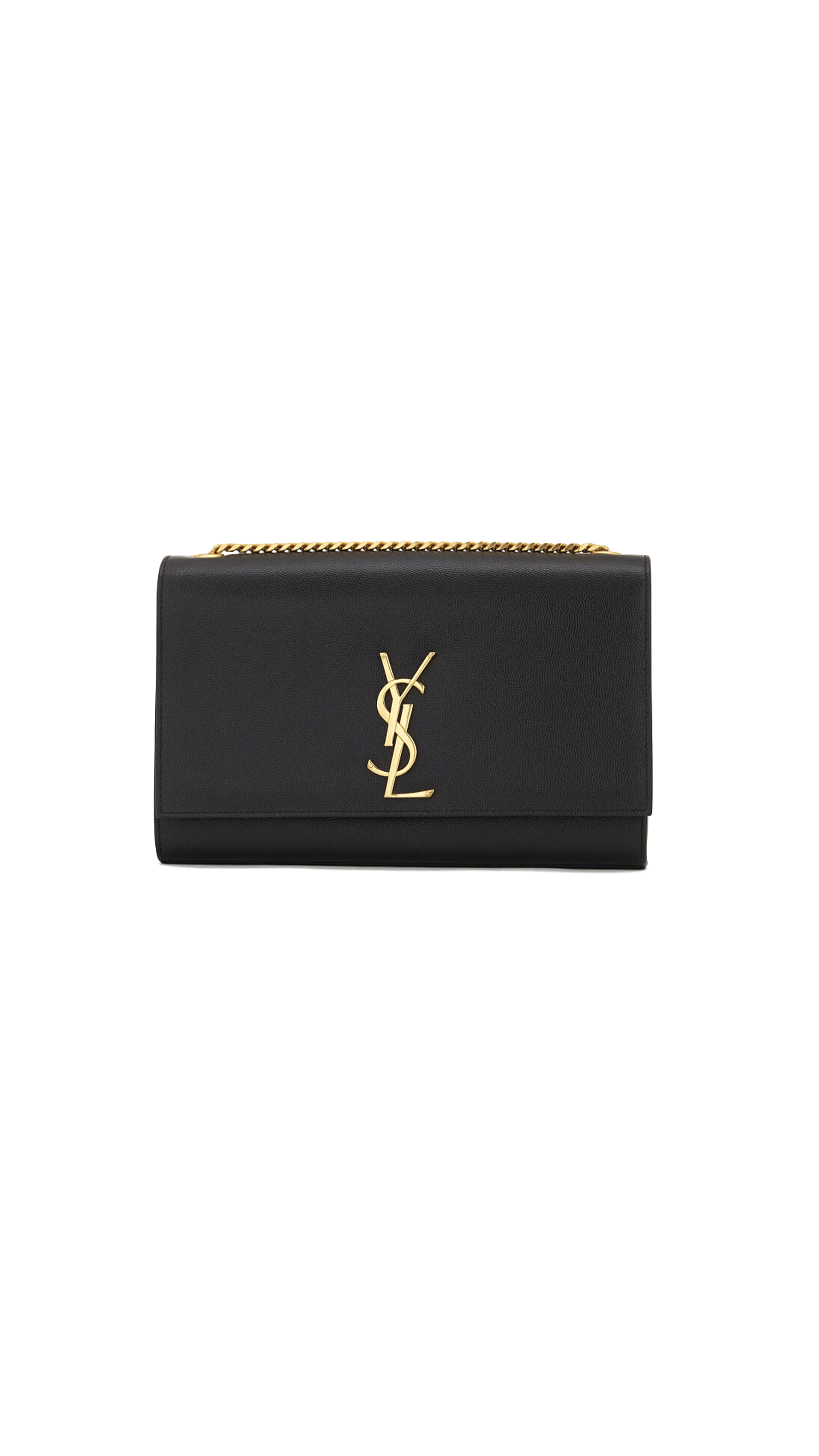 Kate Medium in Grain de Poudre Embossed Leather - Black