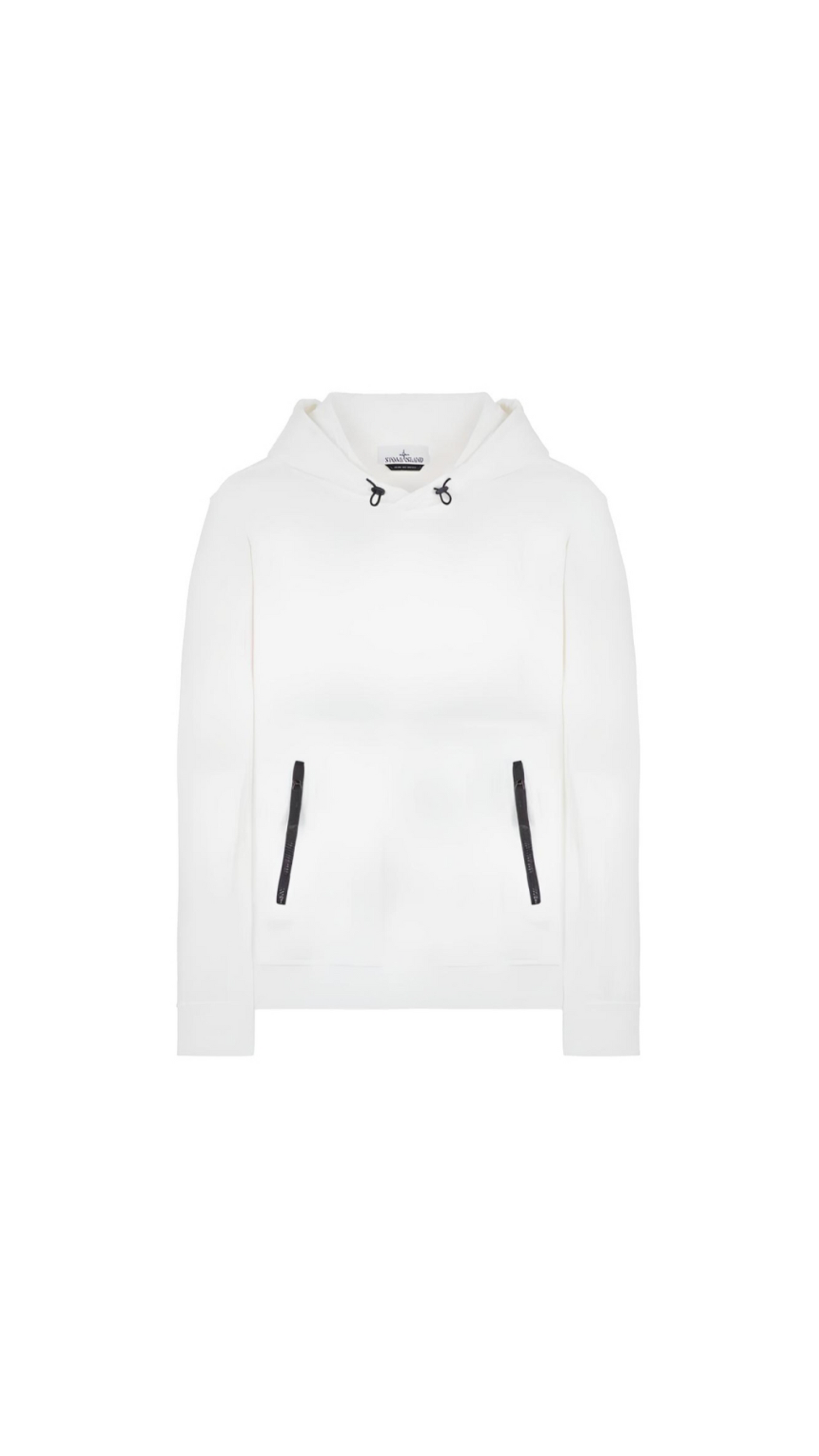 65777 Hooded Sweatshirt - White