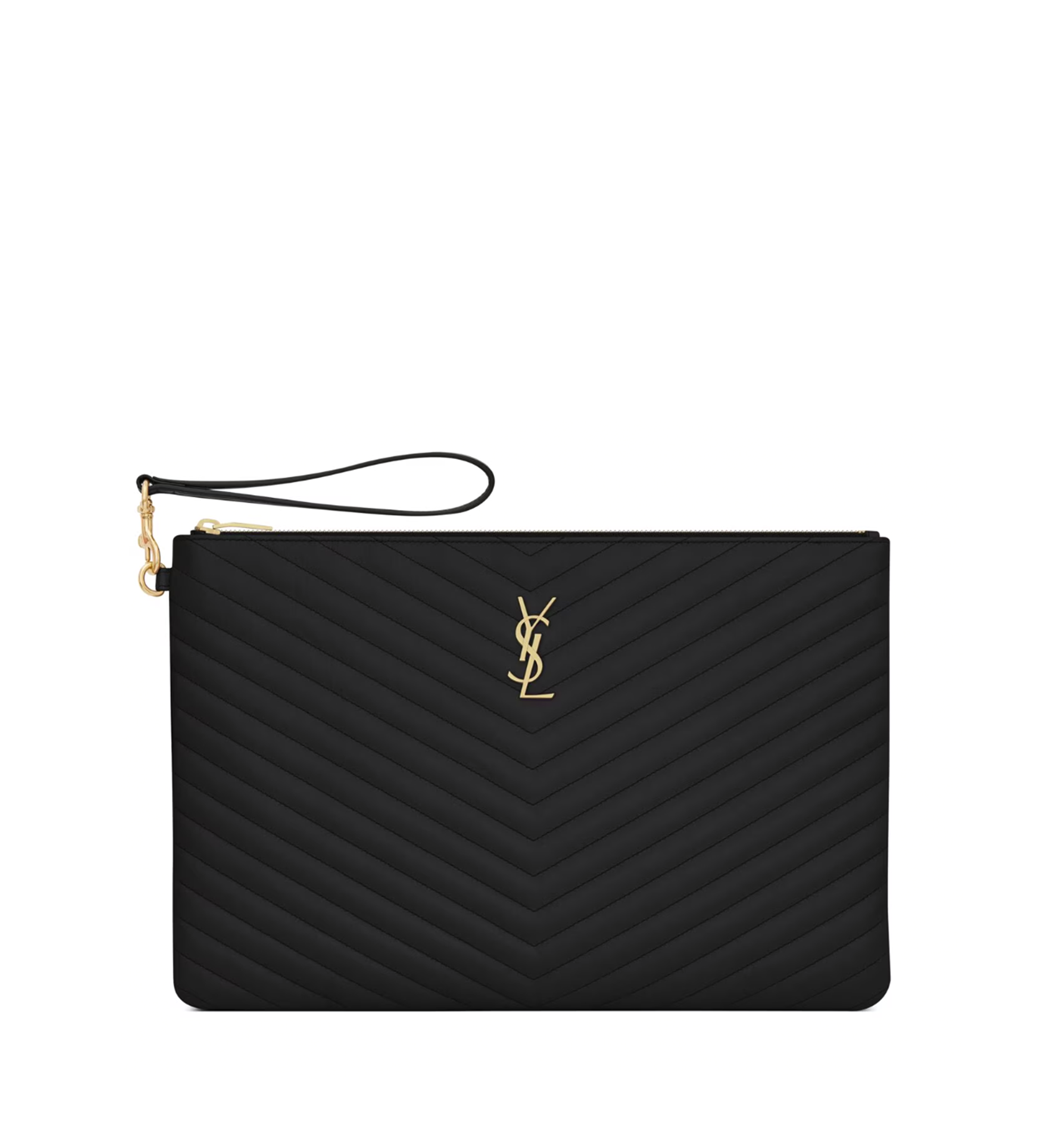 Cassandre Matelassé Document Holder in Leather