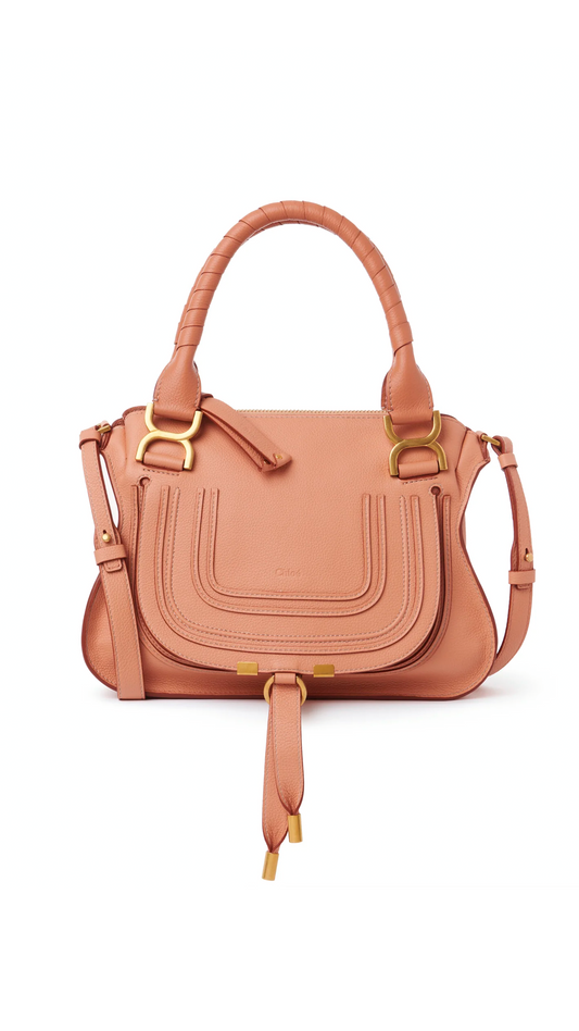 Marcie Small Double Carry Bag - Terracotta Pink