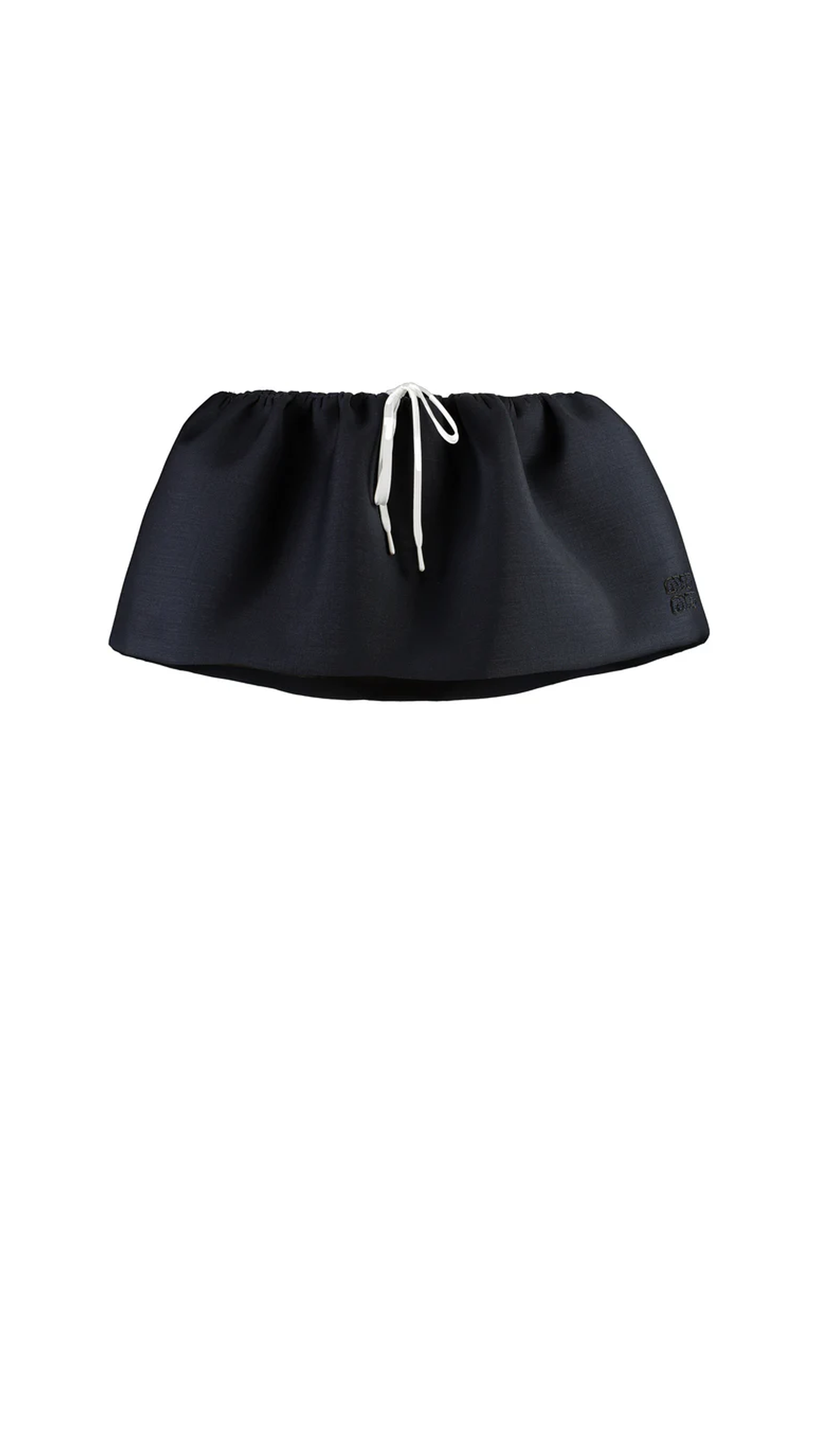 Wool mini skirt - Blue
