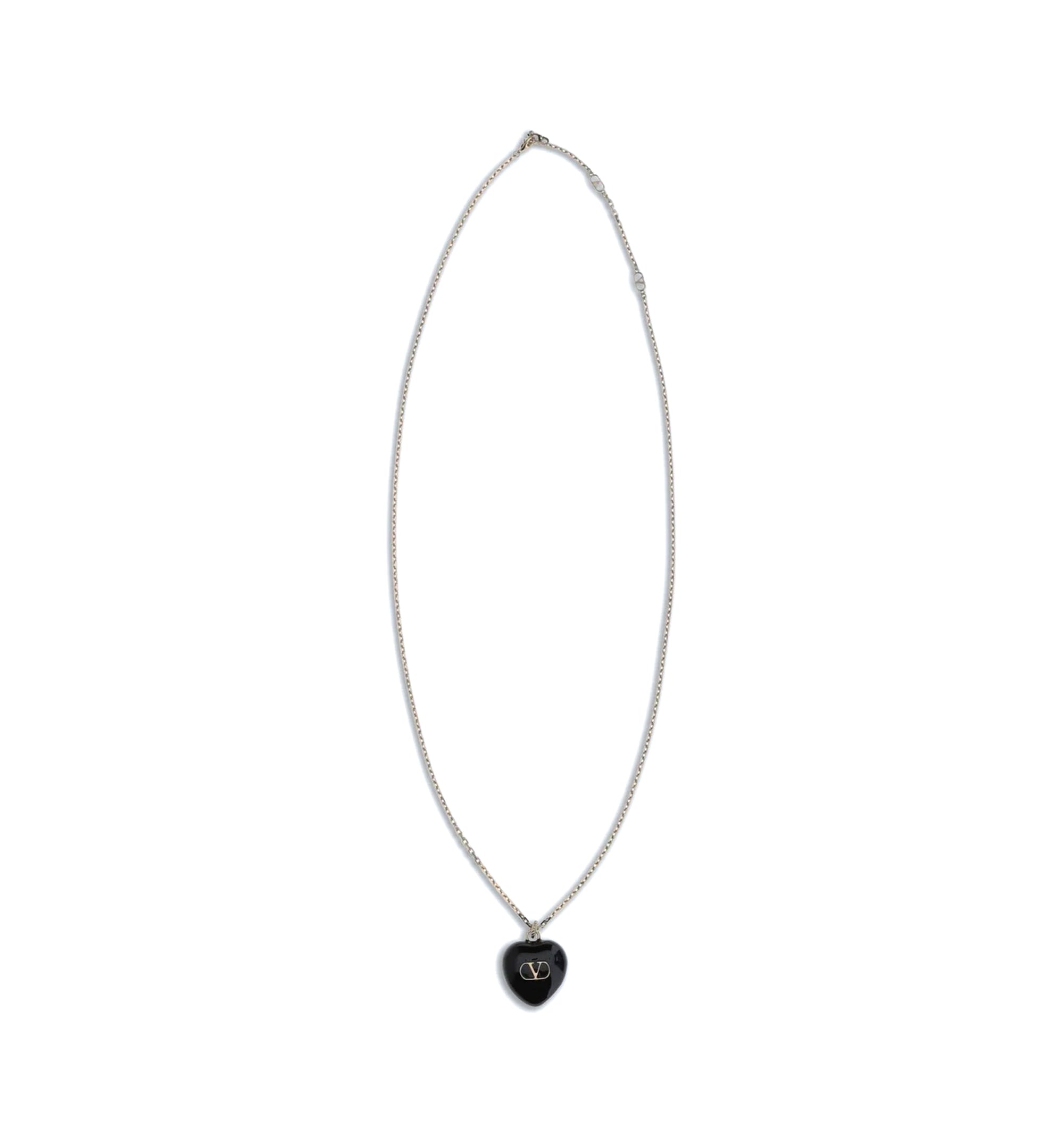 Heart-Shaped Chained Necklace