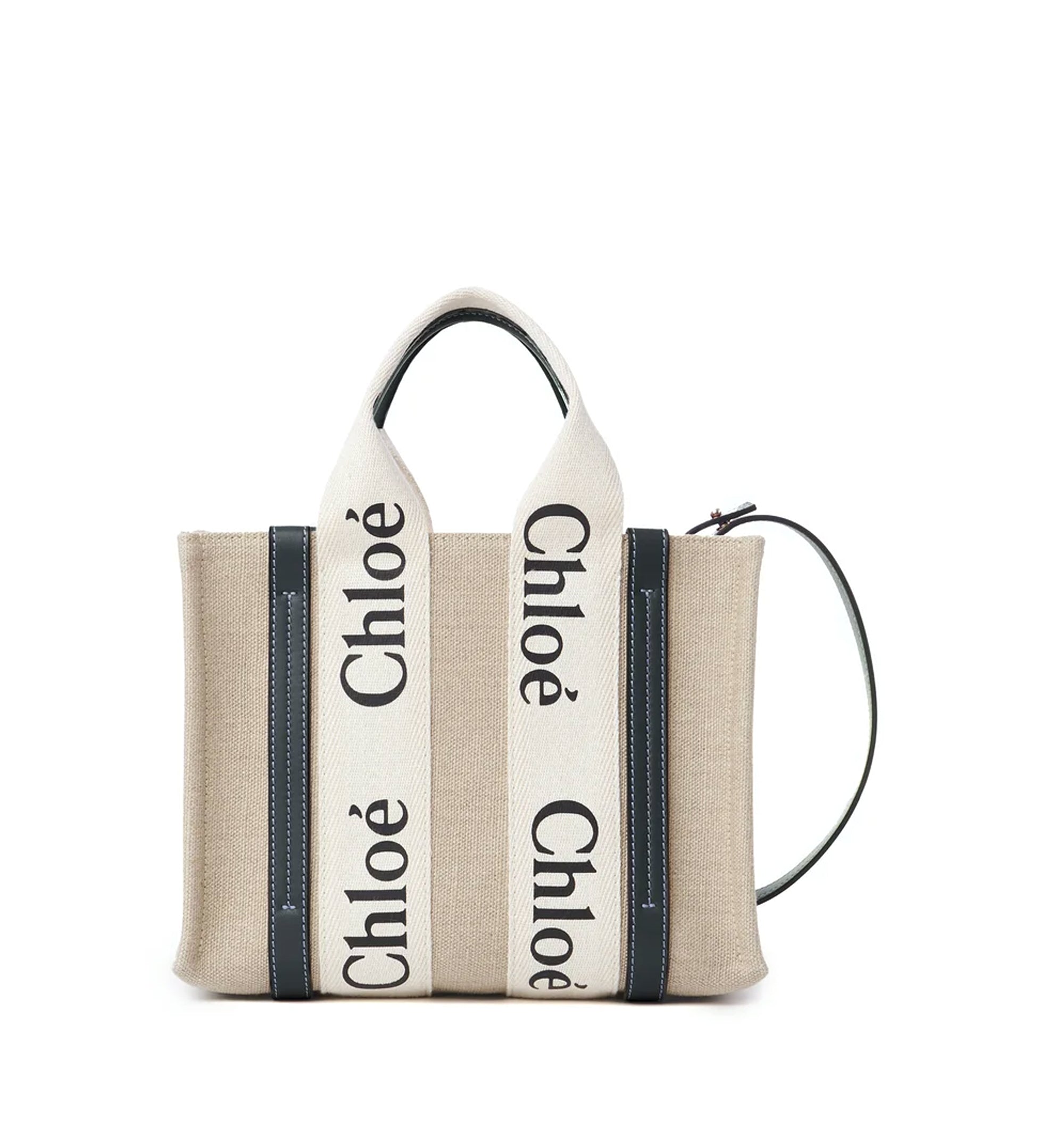 Small Woody Tote Bag In Linen