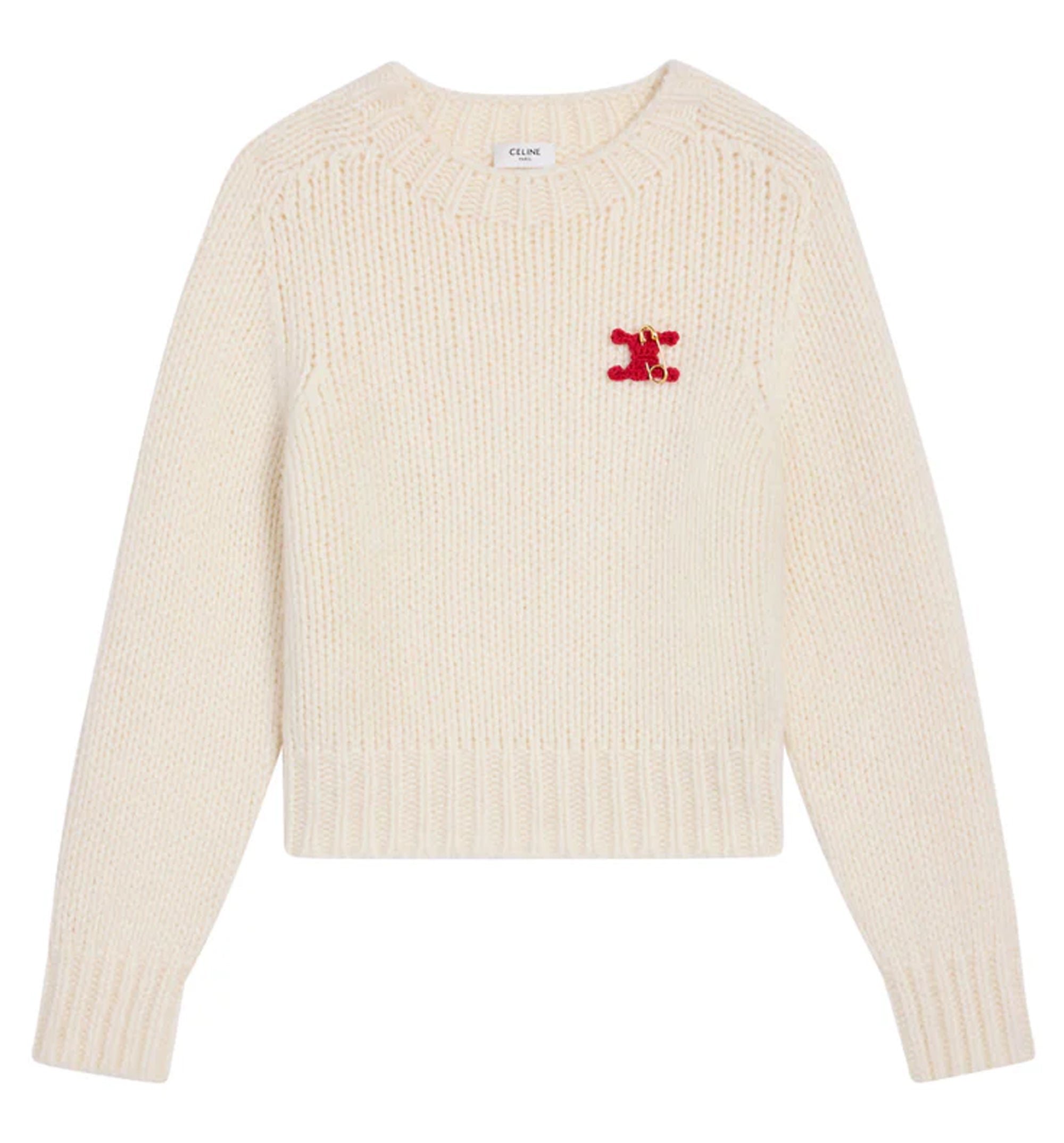 Crew Neck Cashmere And Silk Sweater