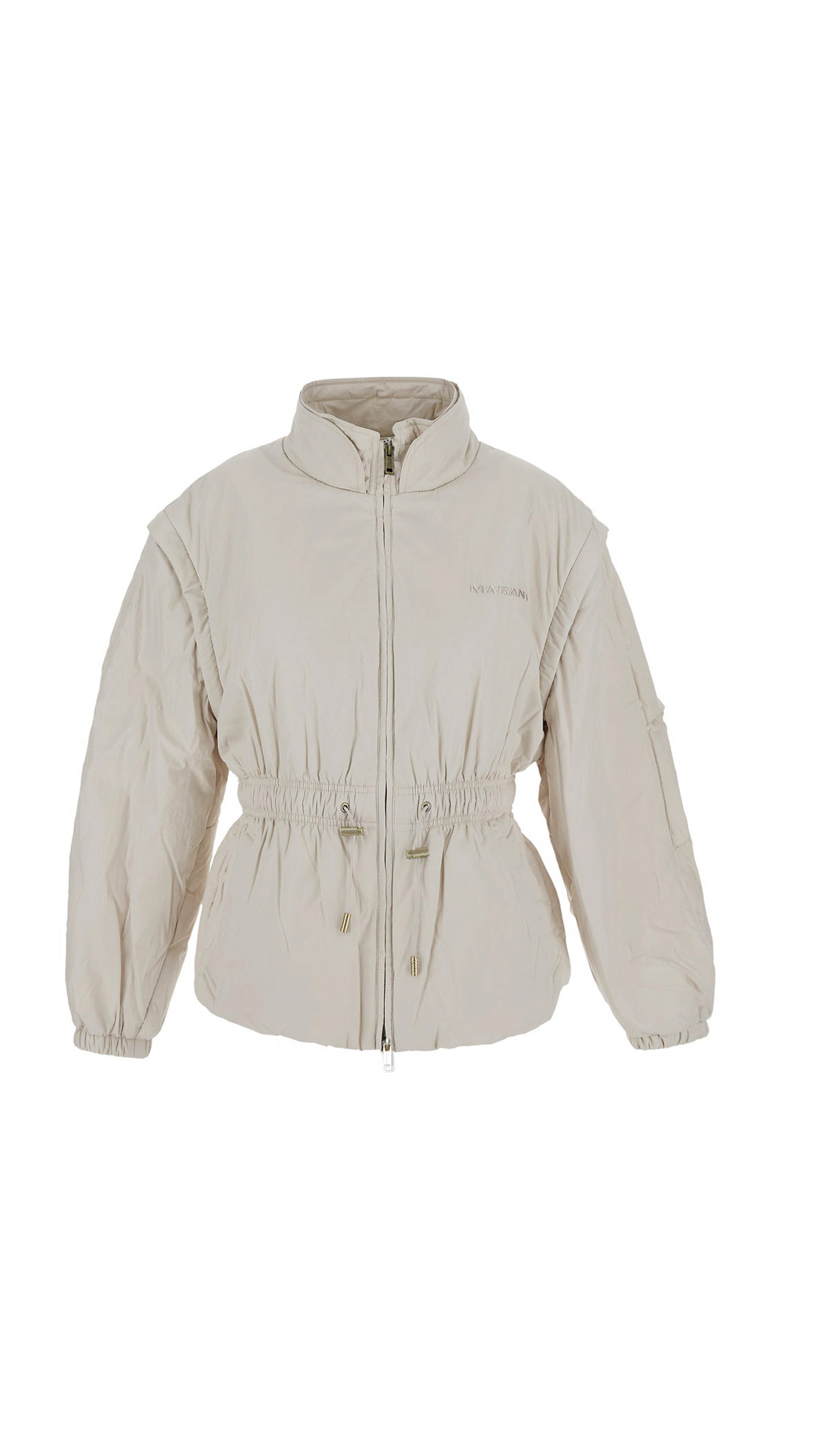Dastyni Quilted Cotton Coat - Ecru