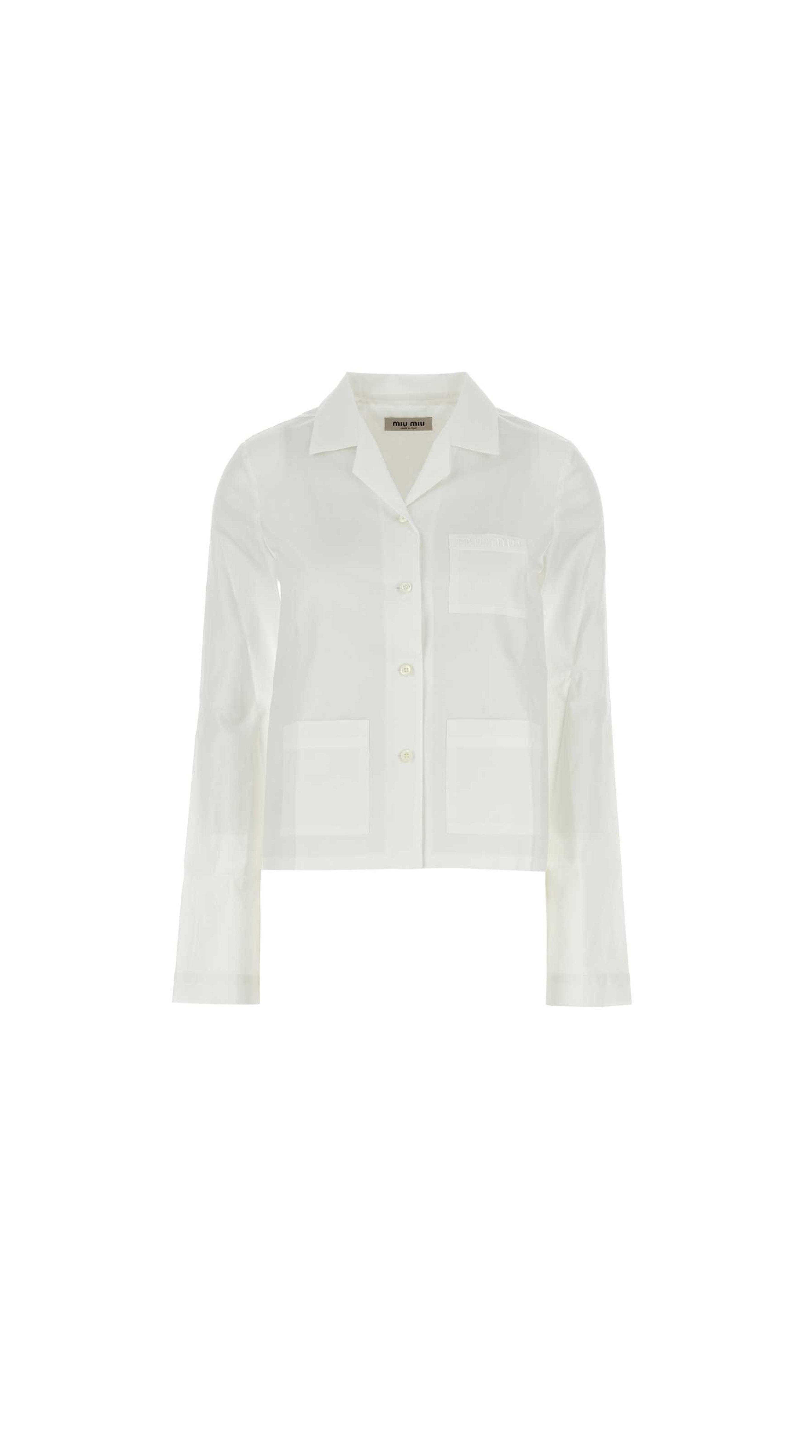 Poplin Shirt - White