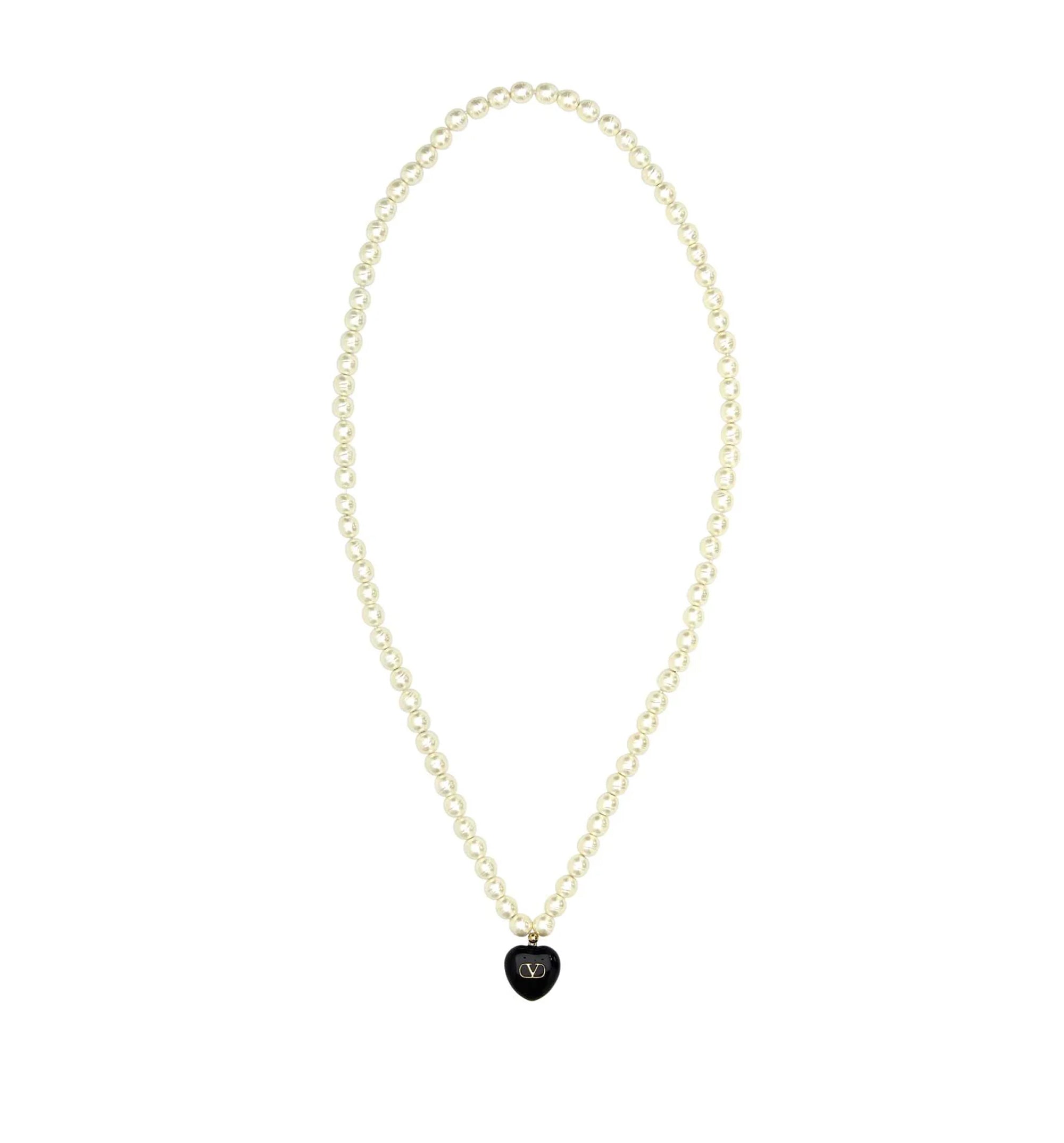 Heart Pendant Embellished Necklace