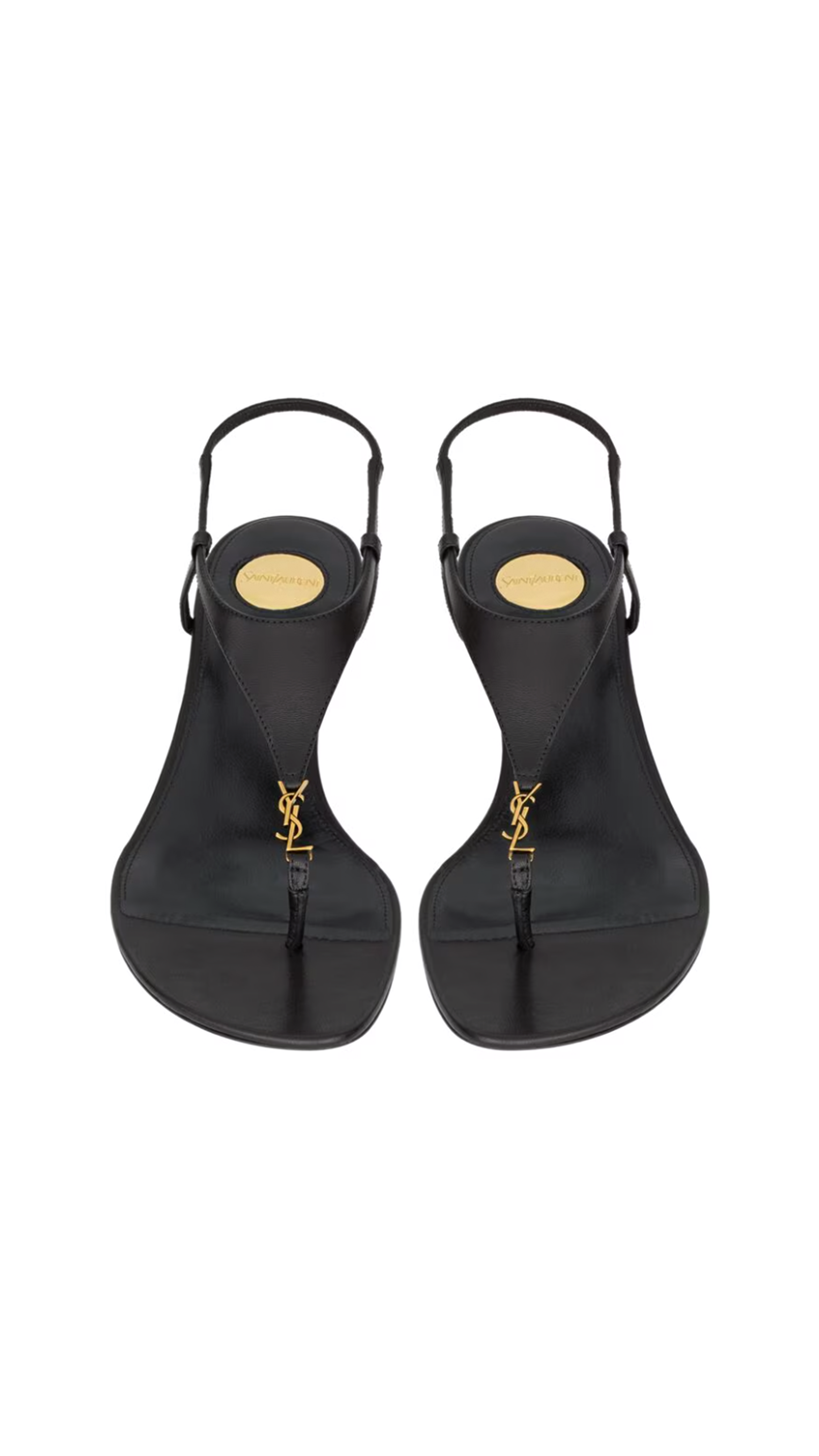 Cassandra Wedges in Smooth Leather - Black