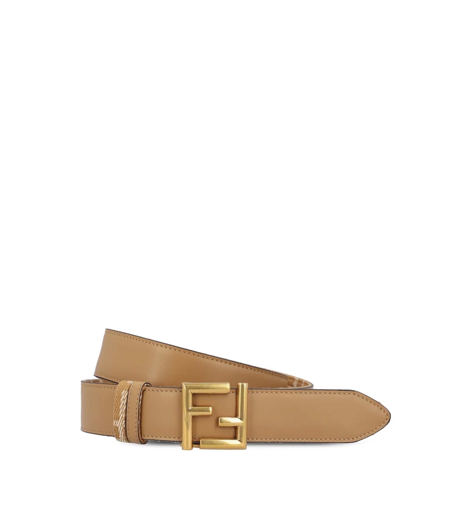 Fendi FF Jacquard Buckle Reversible Belt