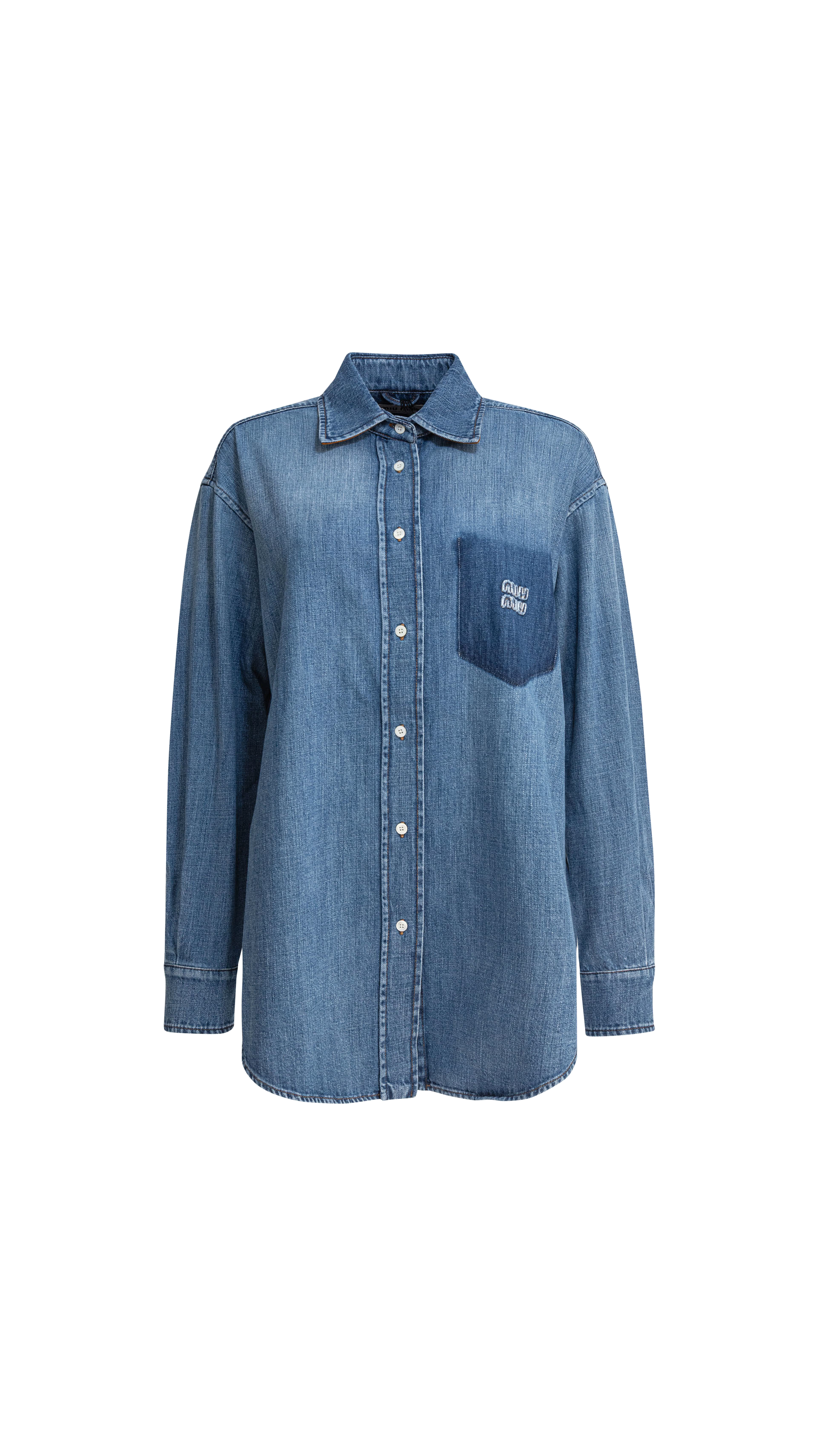 Denim Cotton Shirt - Blue