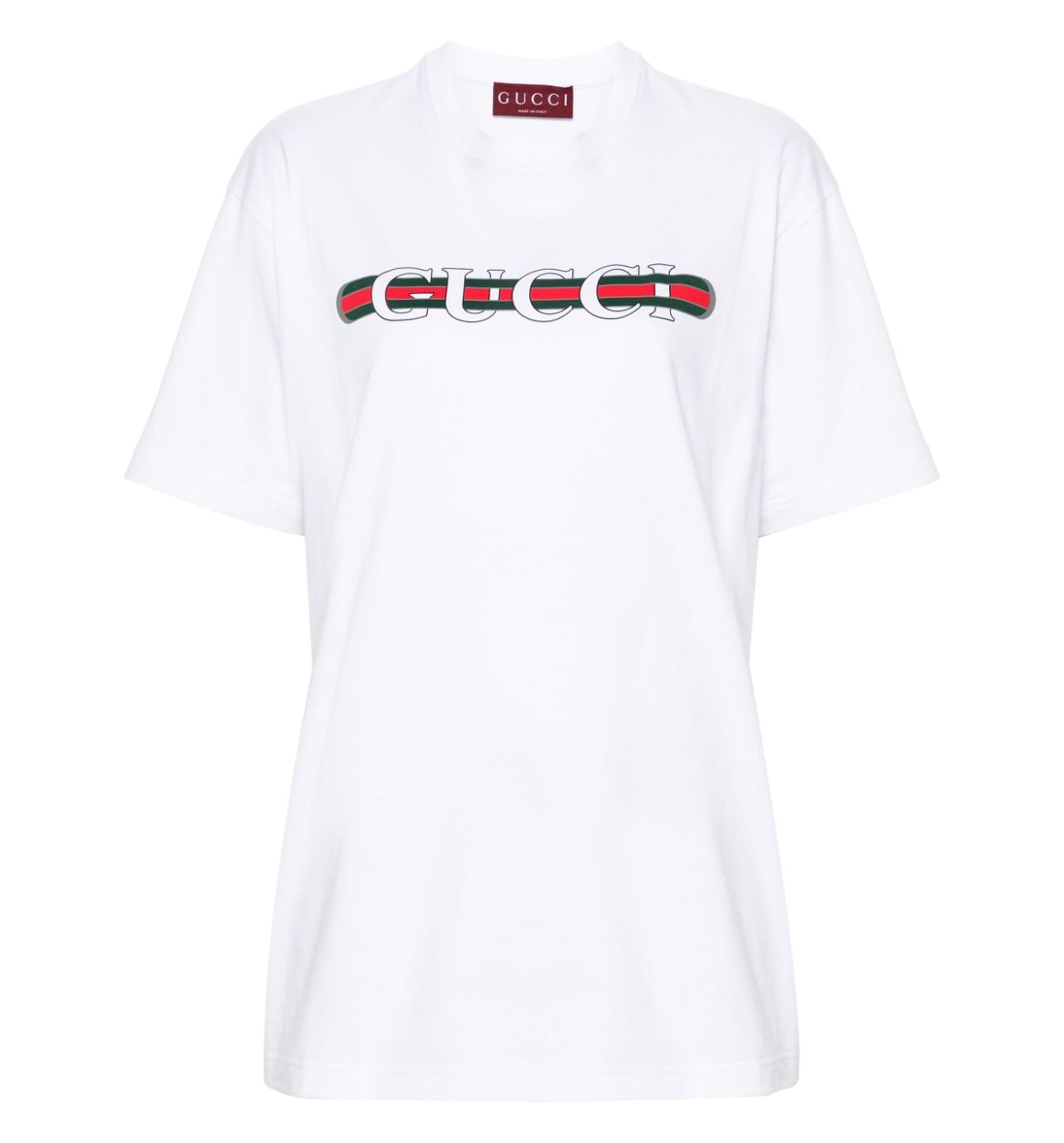 Cotton Jersey T-shirt with Logo Print