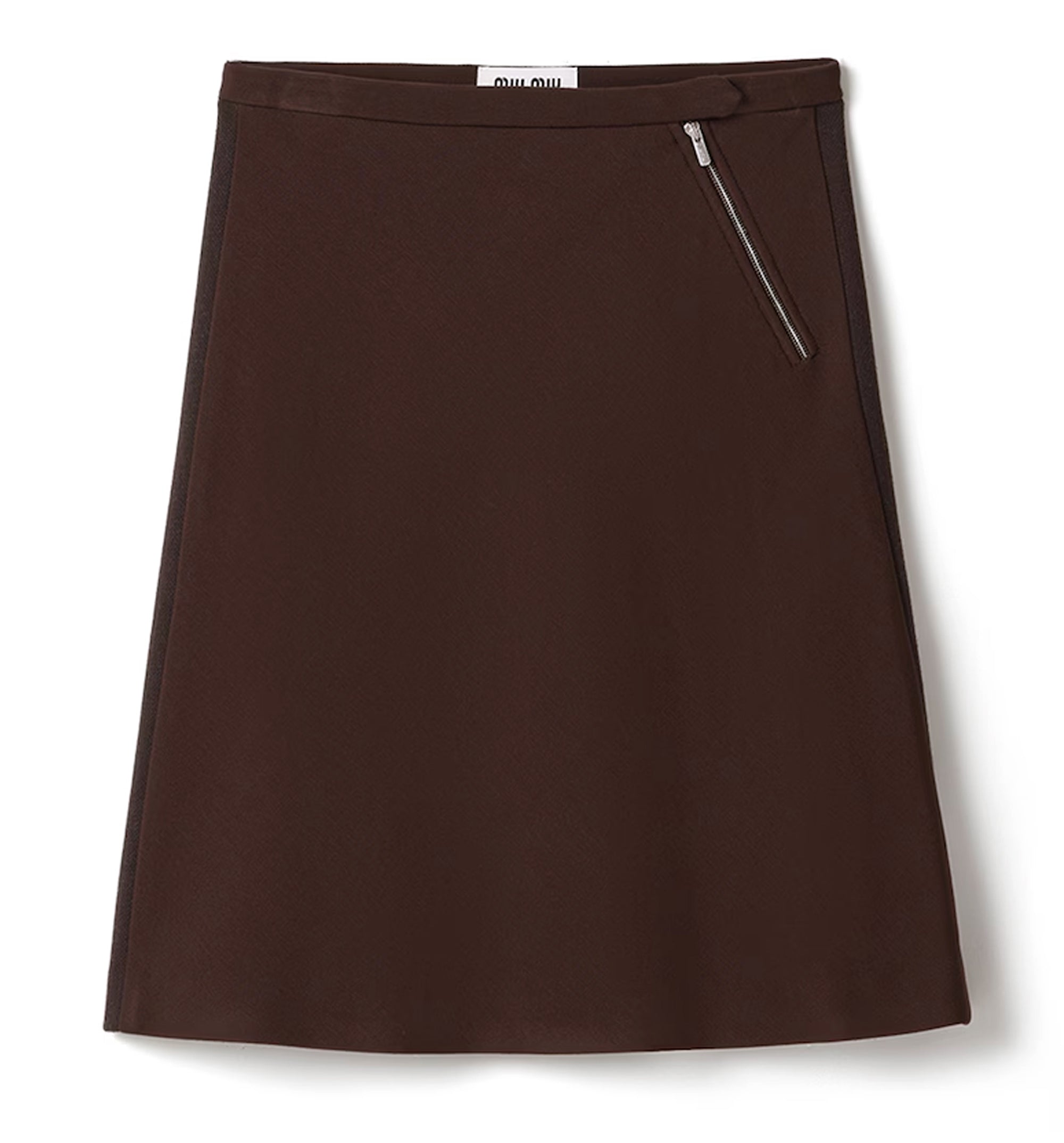 Fabric Stitch Knit Skirt