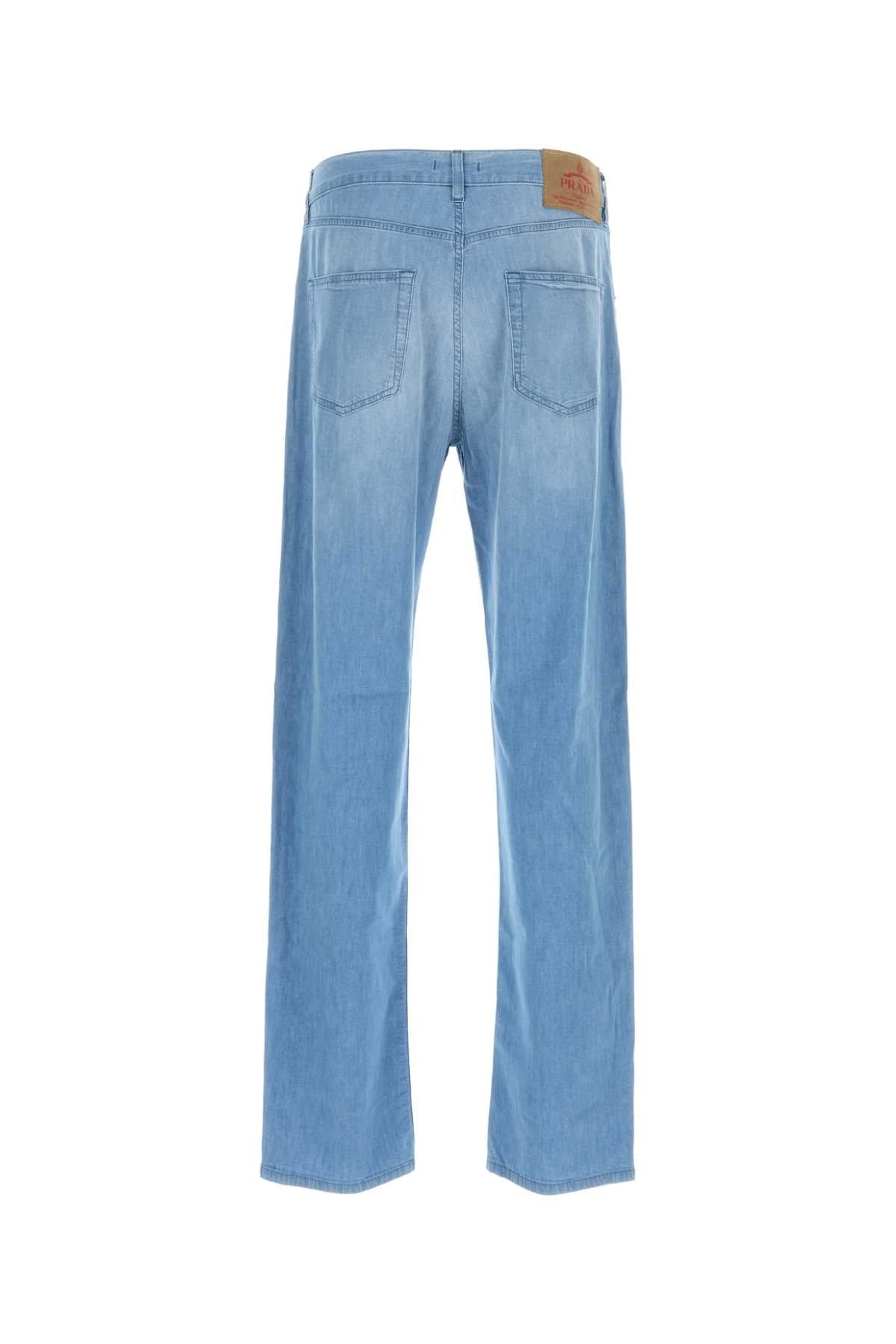 Light denim five-pocket jeans