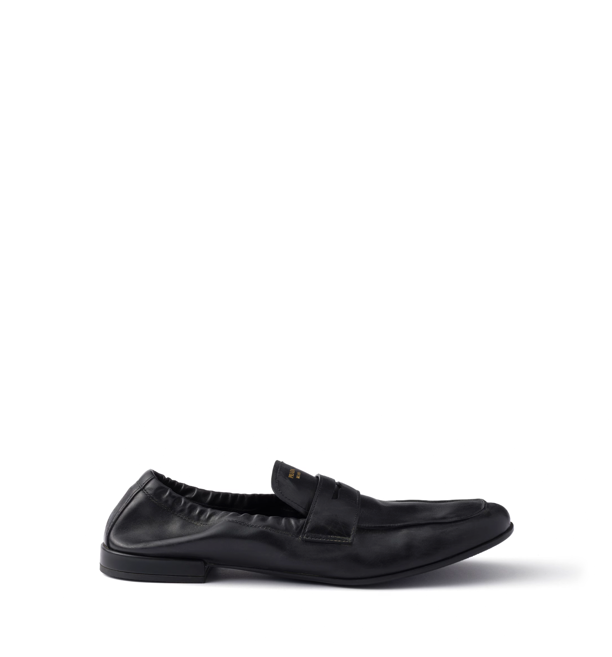 Shuffle Antiqued Leather Loafers